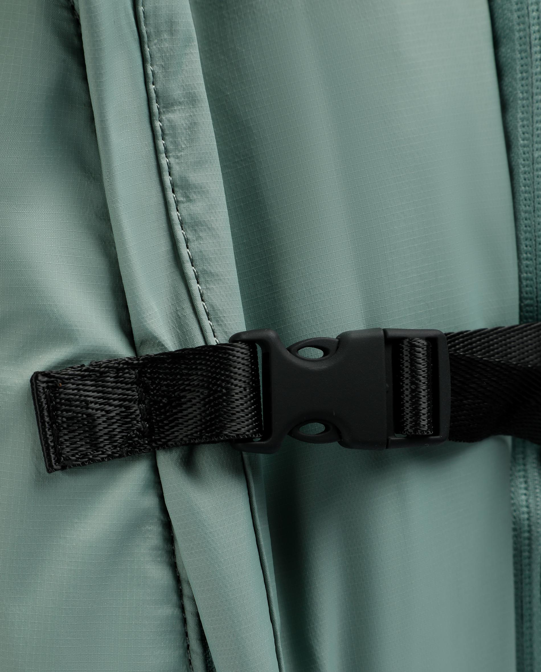 Mochila de Estilo Desportivo com Logo em Contraste Verde Água-4