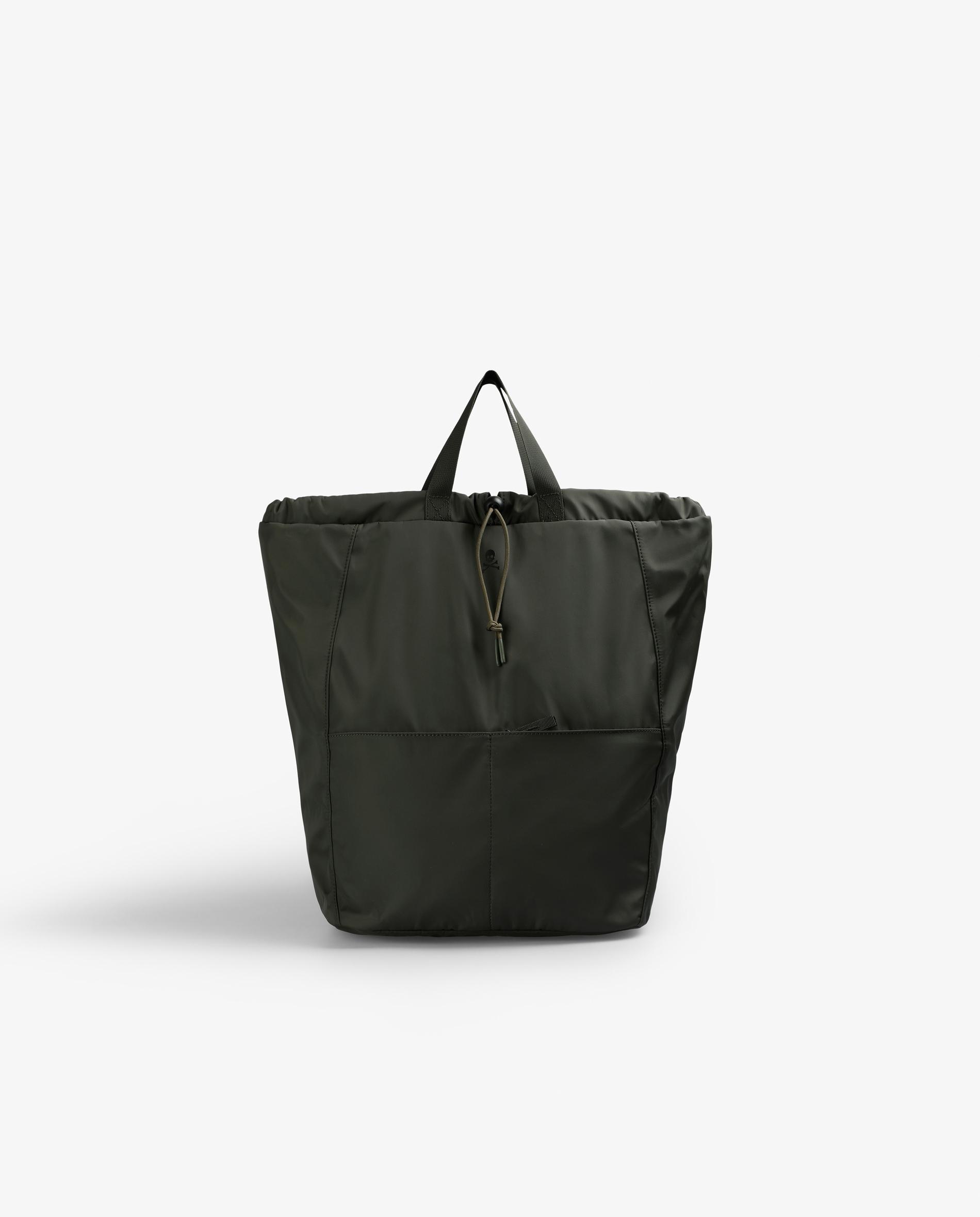 Mochila com Costas Acolchoadas e Alças Superiores Verde-escuro-1