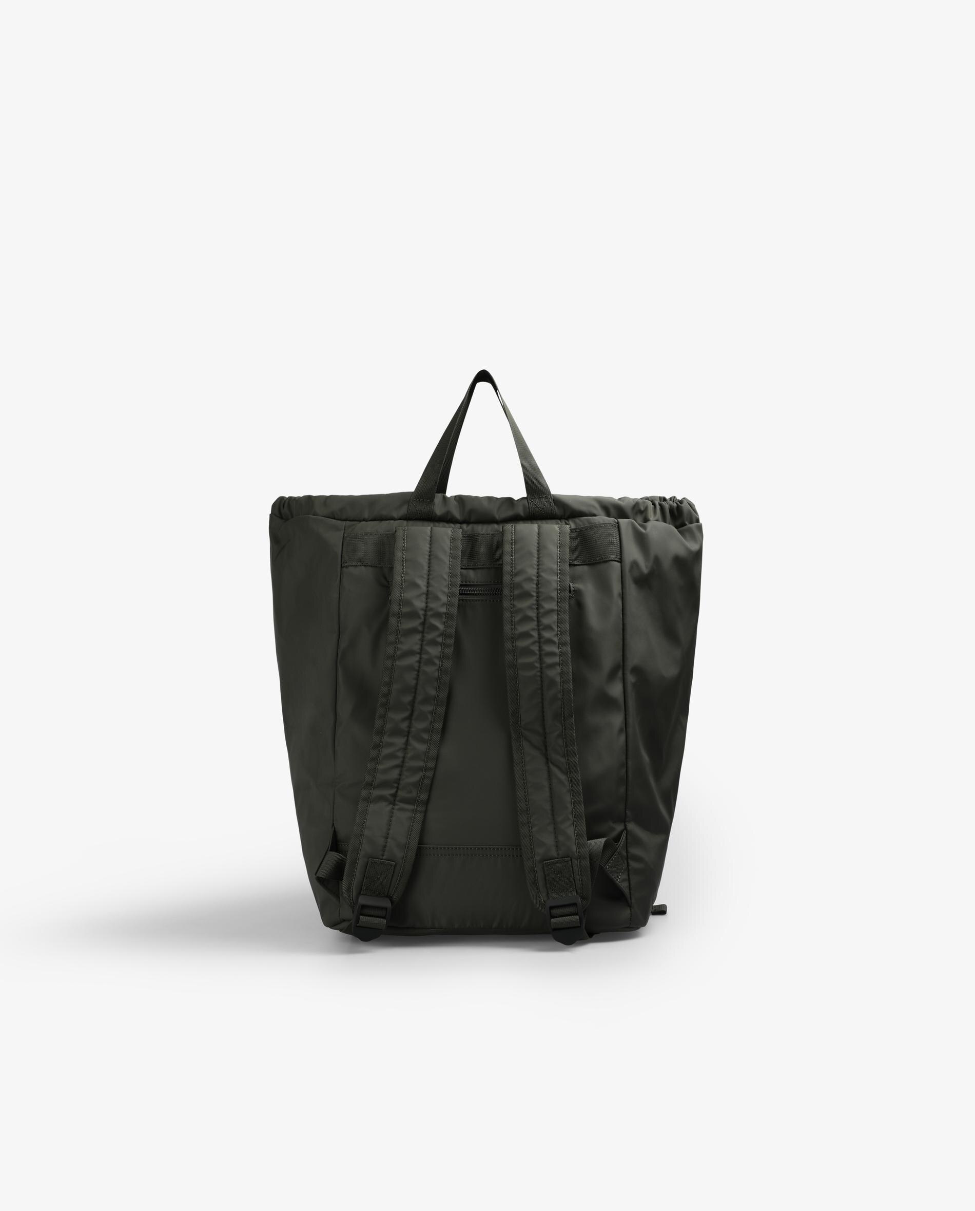 Mochila com Costas Acolchoadas e Alças Superiores Verde-escuro-2