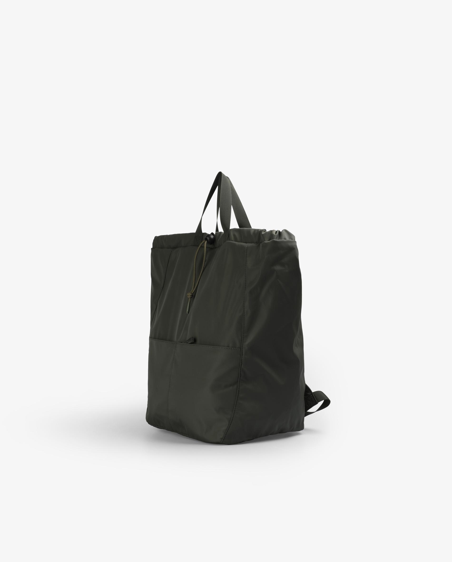 Mochila com Costas Acolchoadas e Alças Superiores Verde-escuro-3