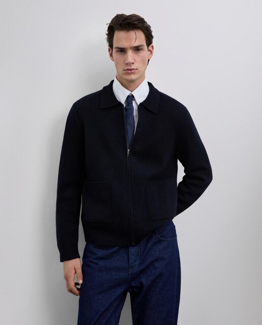 Imagem 0 de Cárdigan de Manga Comprida e Bolsos Frontais