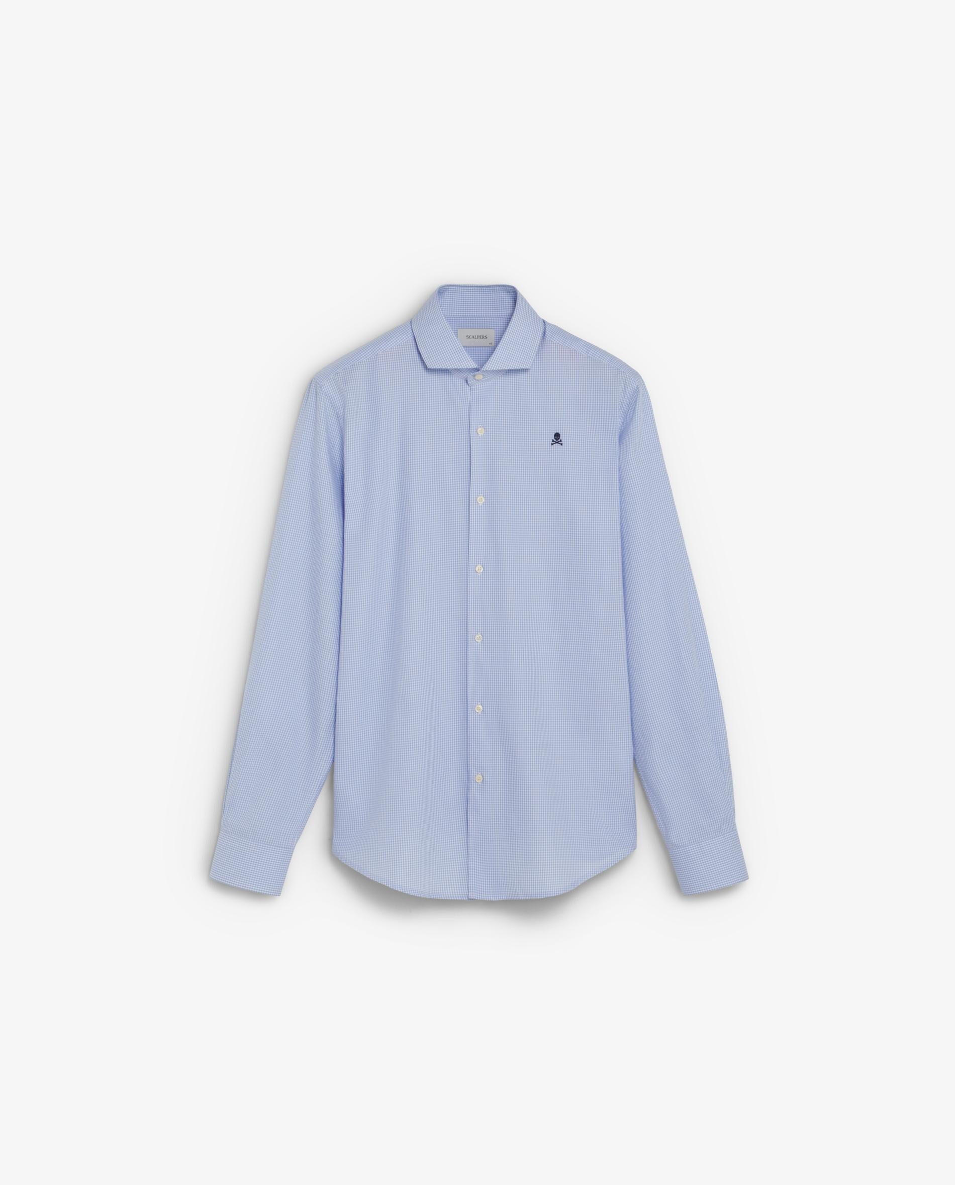 Imagem 0 de Camisa Regular com Microestampado aos Quadrados