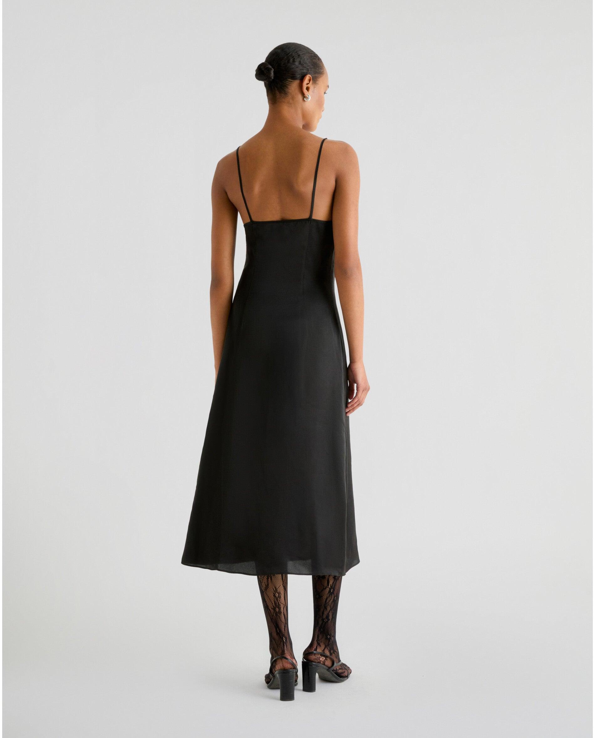 Vestido Midi 2 em 1 Pretos-2