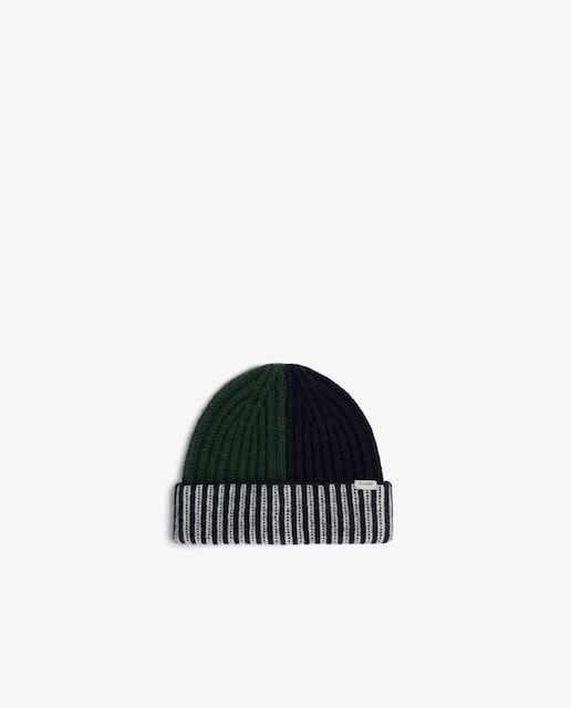 Imagem 0 de Gorro Bicolor de Malha Canelada