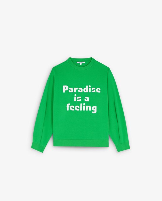 Imagem 0 de Sweatshirt de Algodão com Mensagem