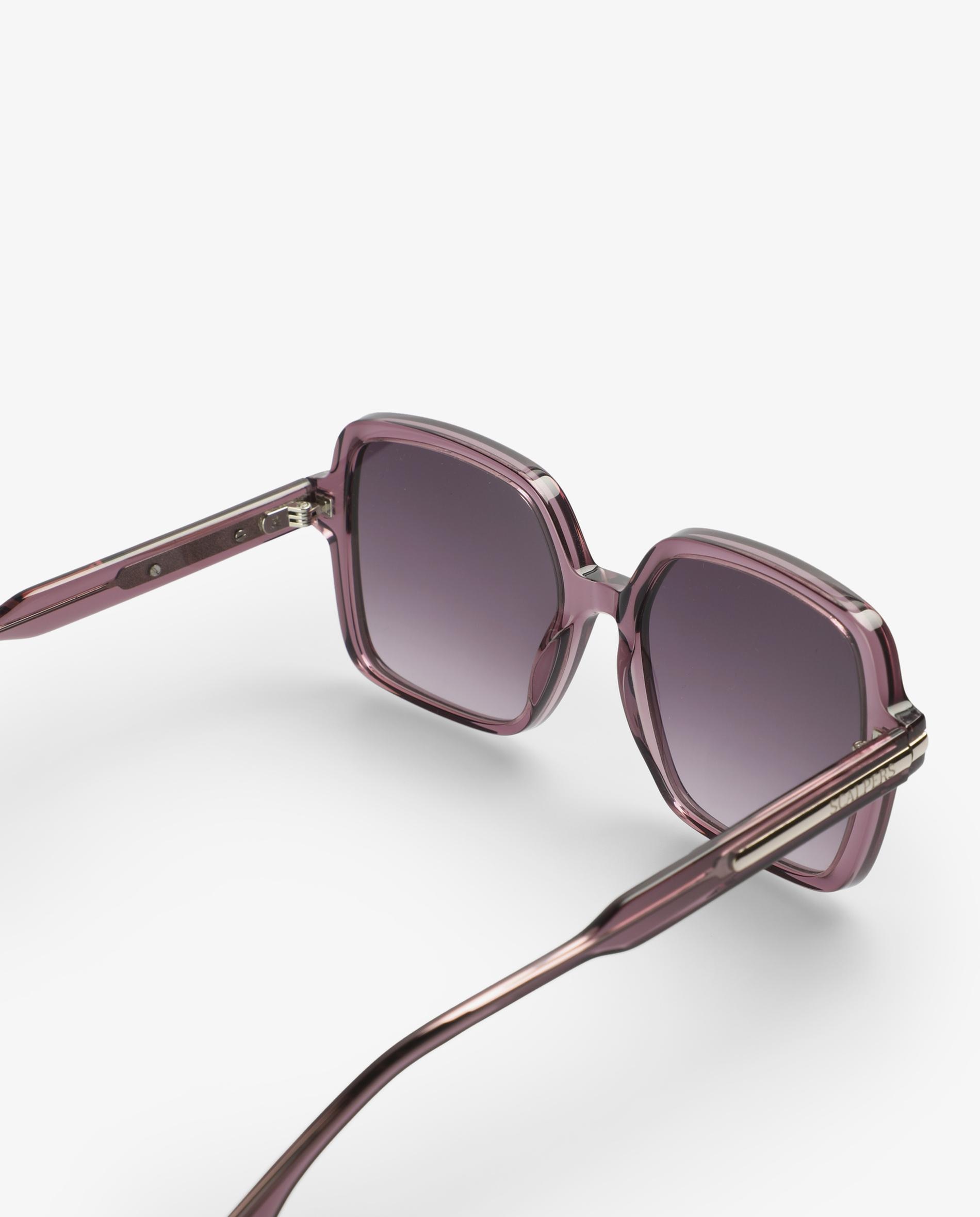 Óculos de Sol Quadrados com Lentes Degradadas Rosa-3