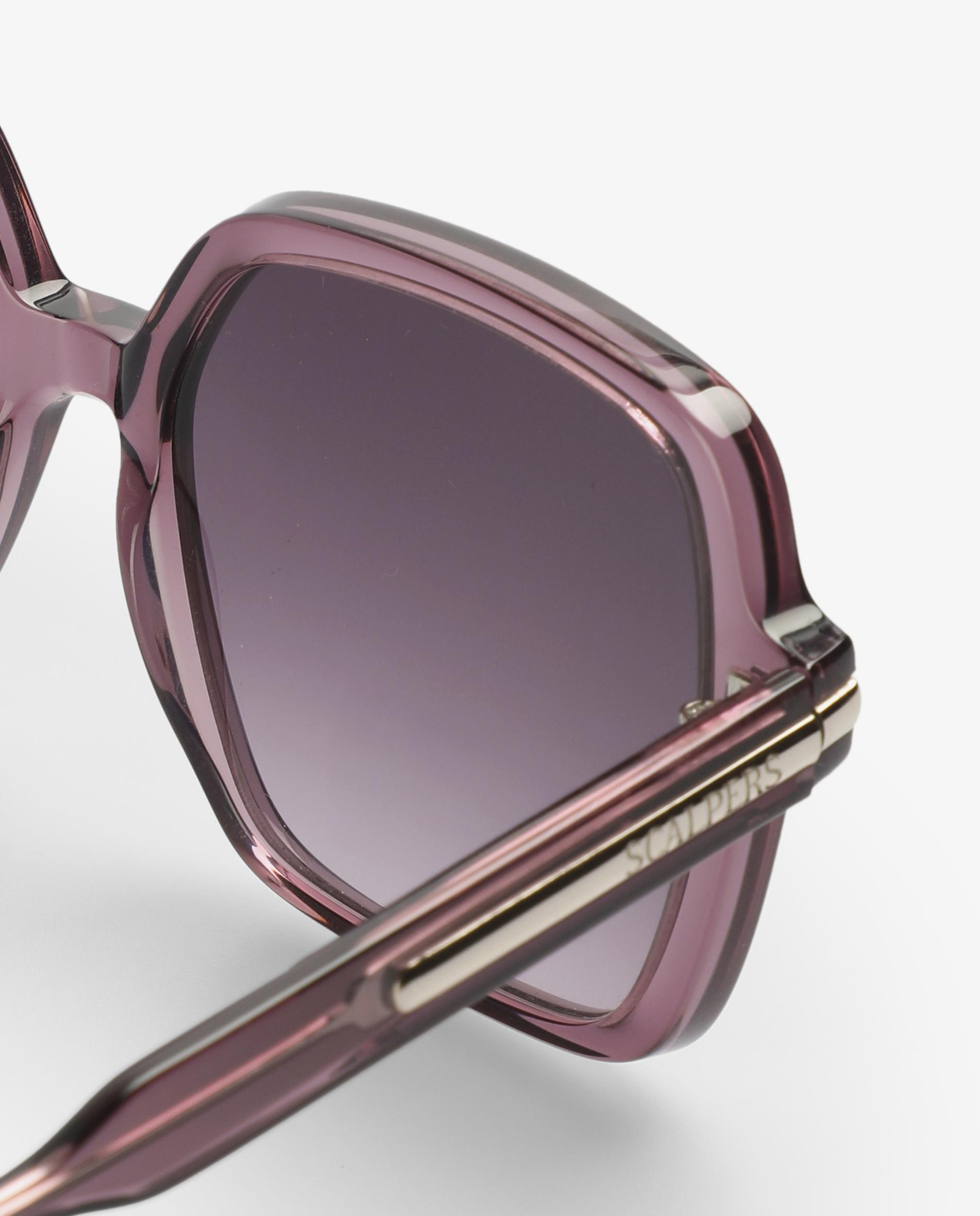 Óculos de Sol Quadrados com Lentes Degradadas Rosa-4