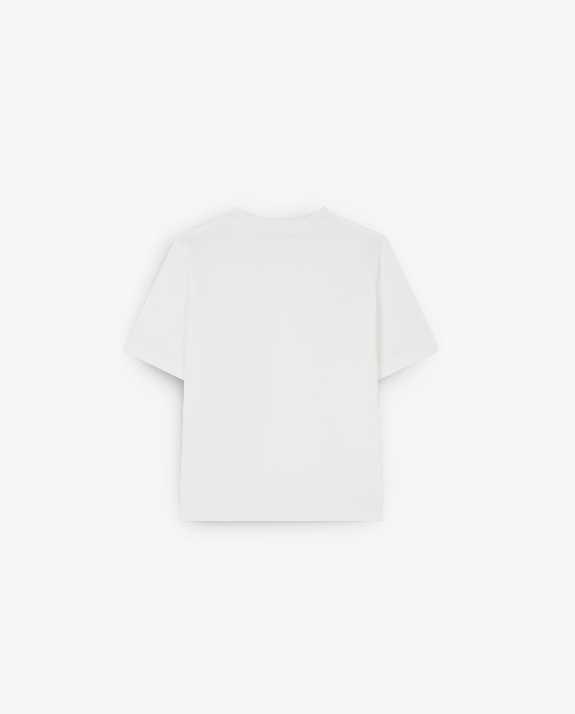 T-shirt Regular Fit de Algodão Branco-5