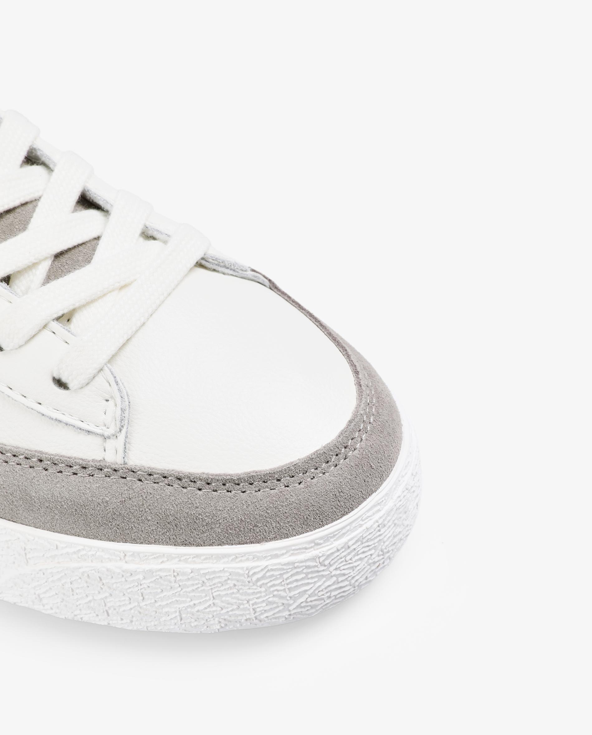 Sapatilhas Desportivas com Atacadores e Tons em Contraste Cinzento / Branco-5