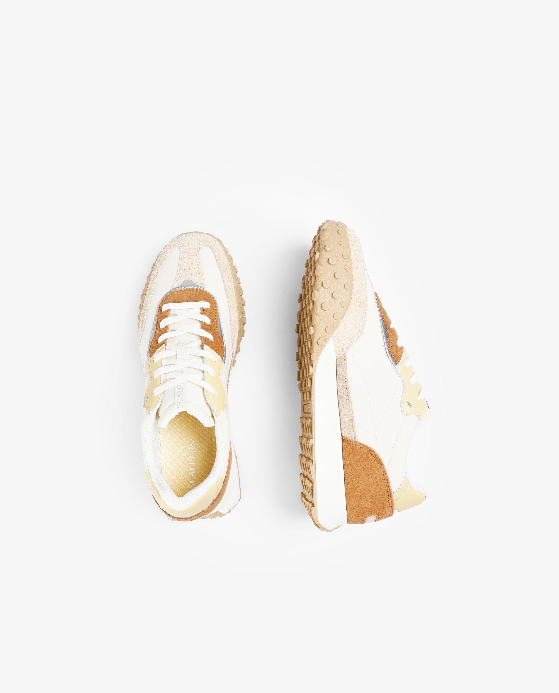 Sapatilhas Desportivas Tipo Running Bicolor Camel-8