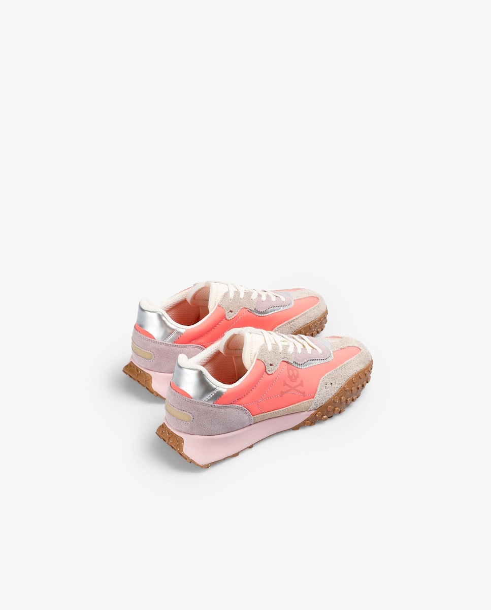 Sapatilhas Desportivas Tipo Running Bicolor Camel-2