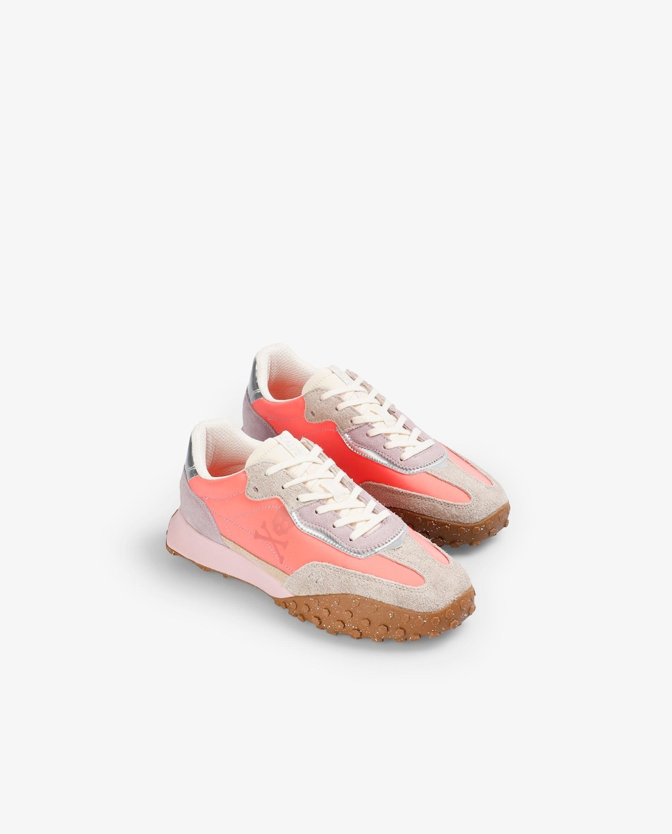 Sapatilhas Desportivas Tipo Running Bicolor Camel-3