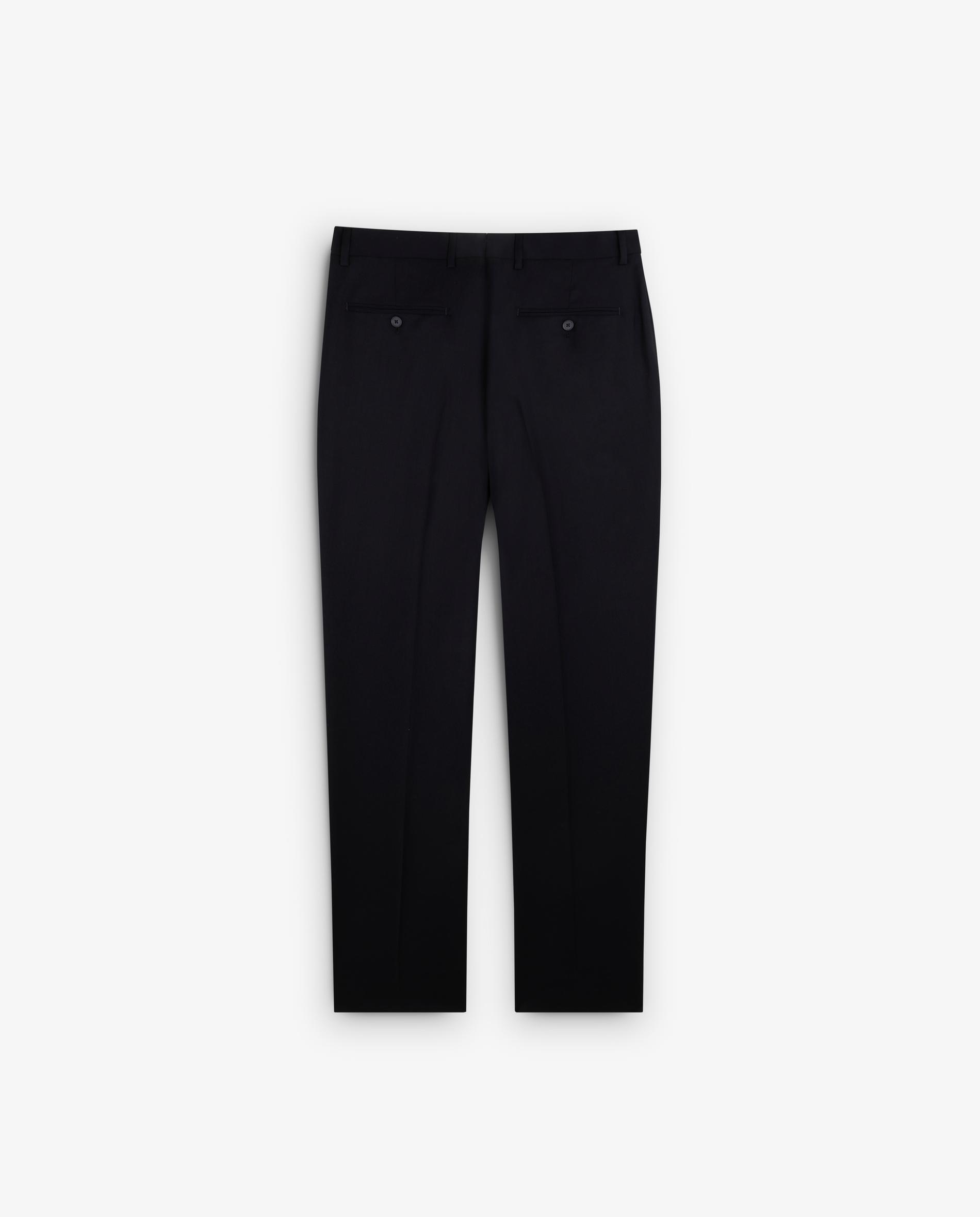 Calças Formais Regular Fit com Pinças Navy-8