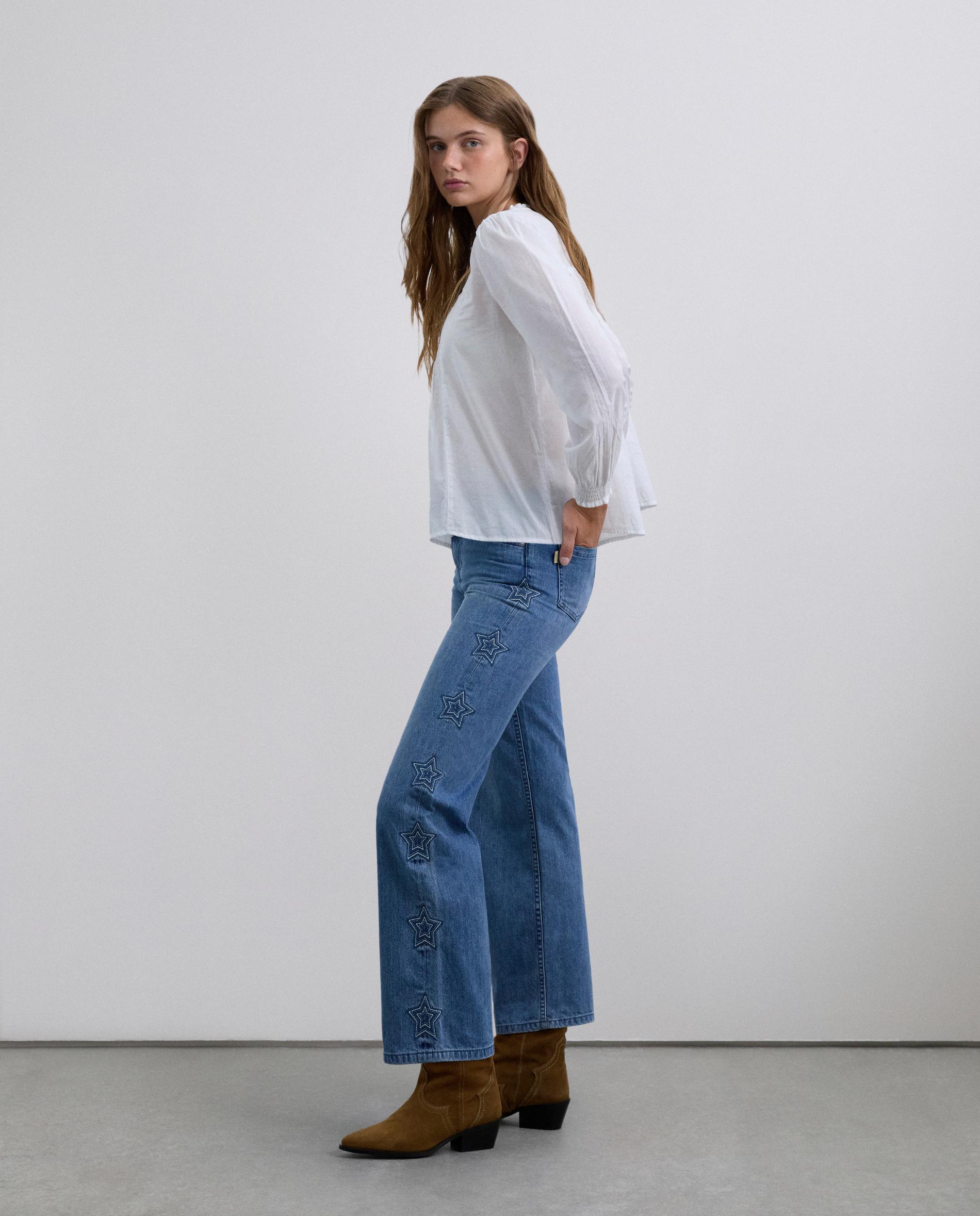 Imagem 0 de Jeans Cinco Bolsos de Algodão