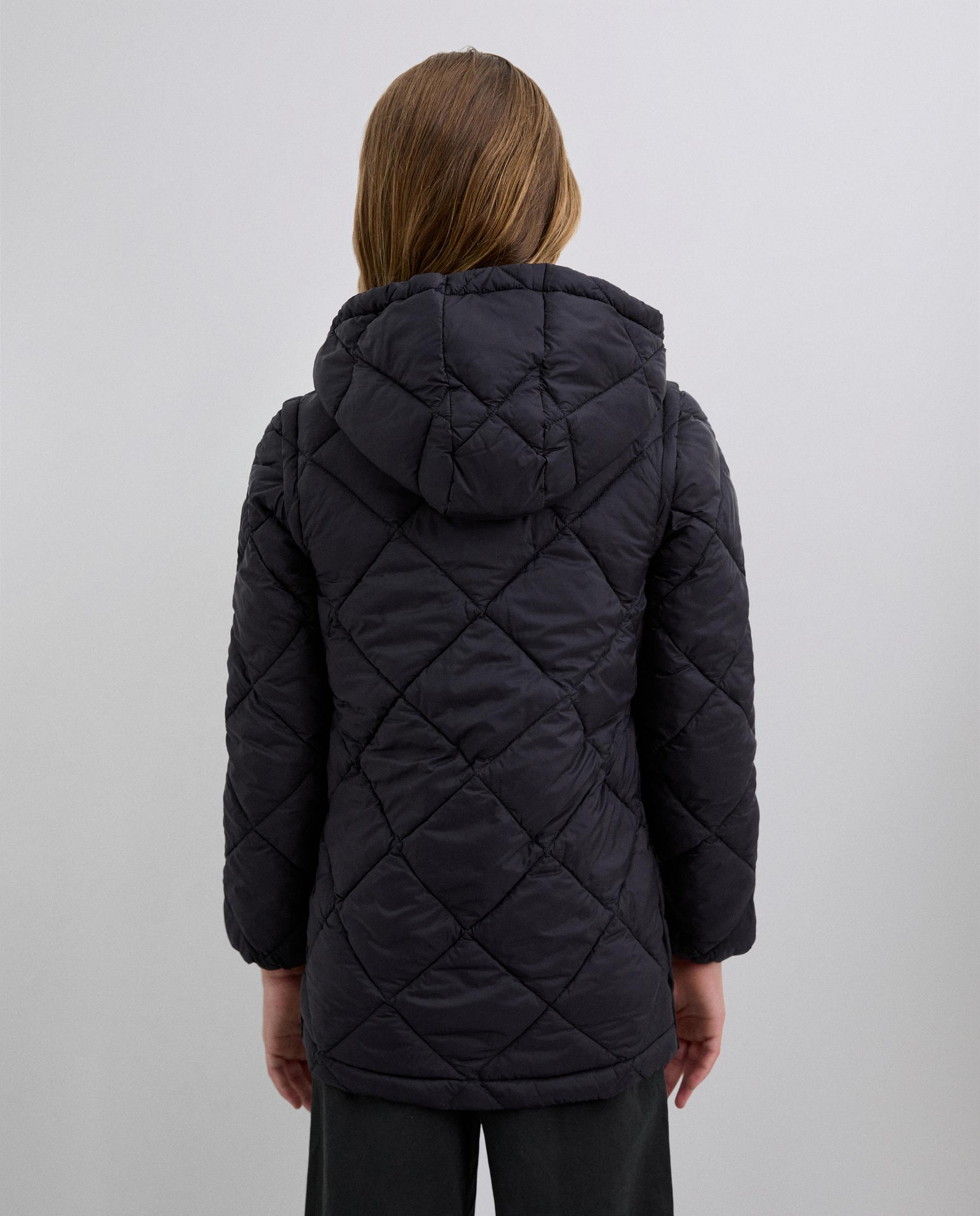 Parka Unissexo com Capuz Integrado e Bolsos Frontais Scalpers Azul-marinho-3