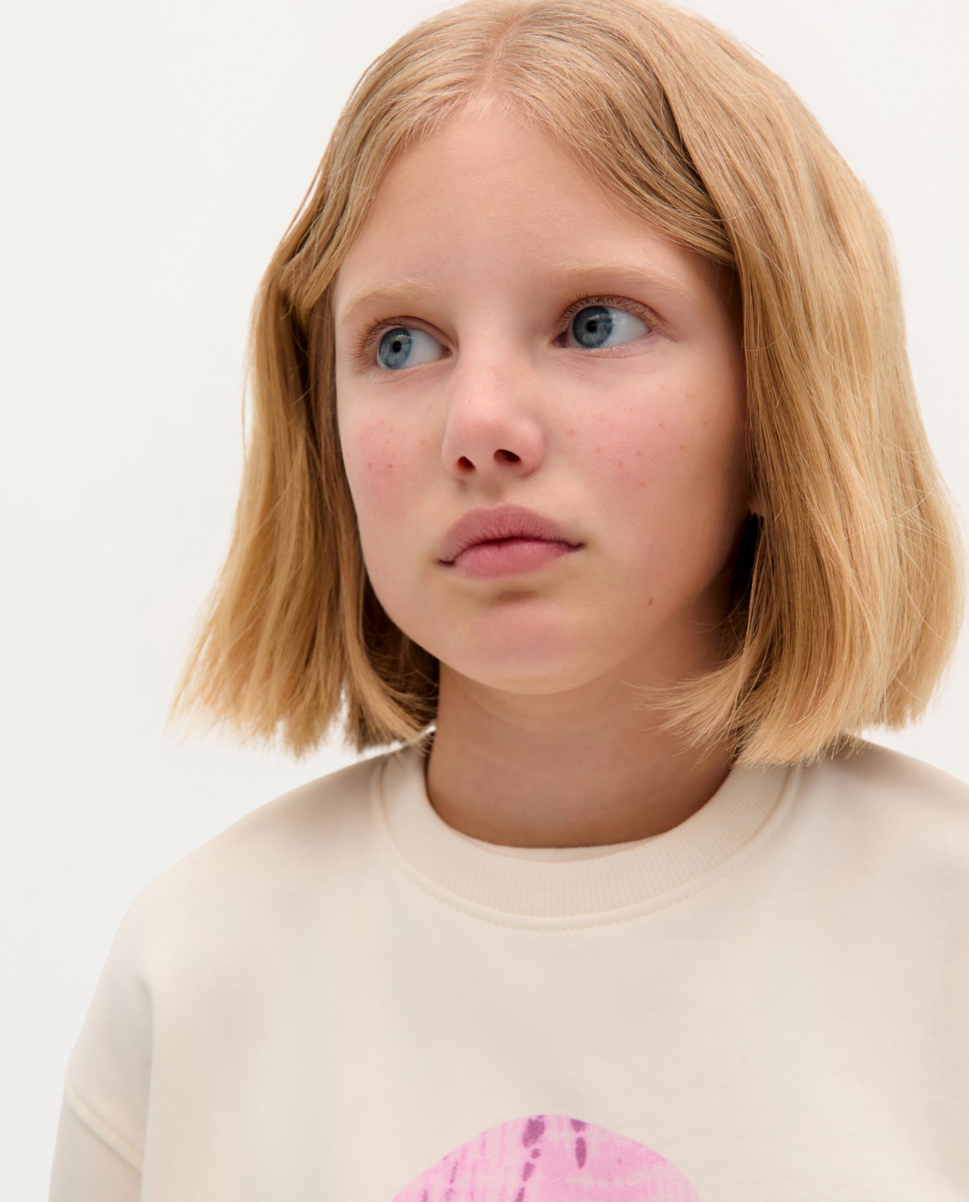 Sweatshirt Infantil de Algodão com Caveira Branco-3