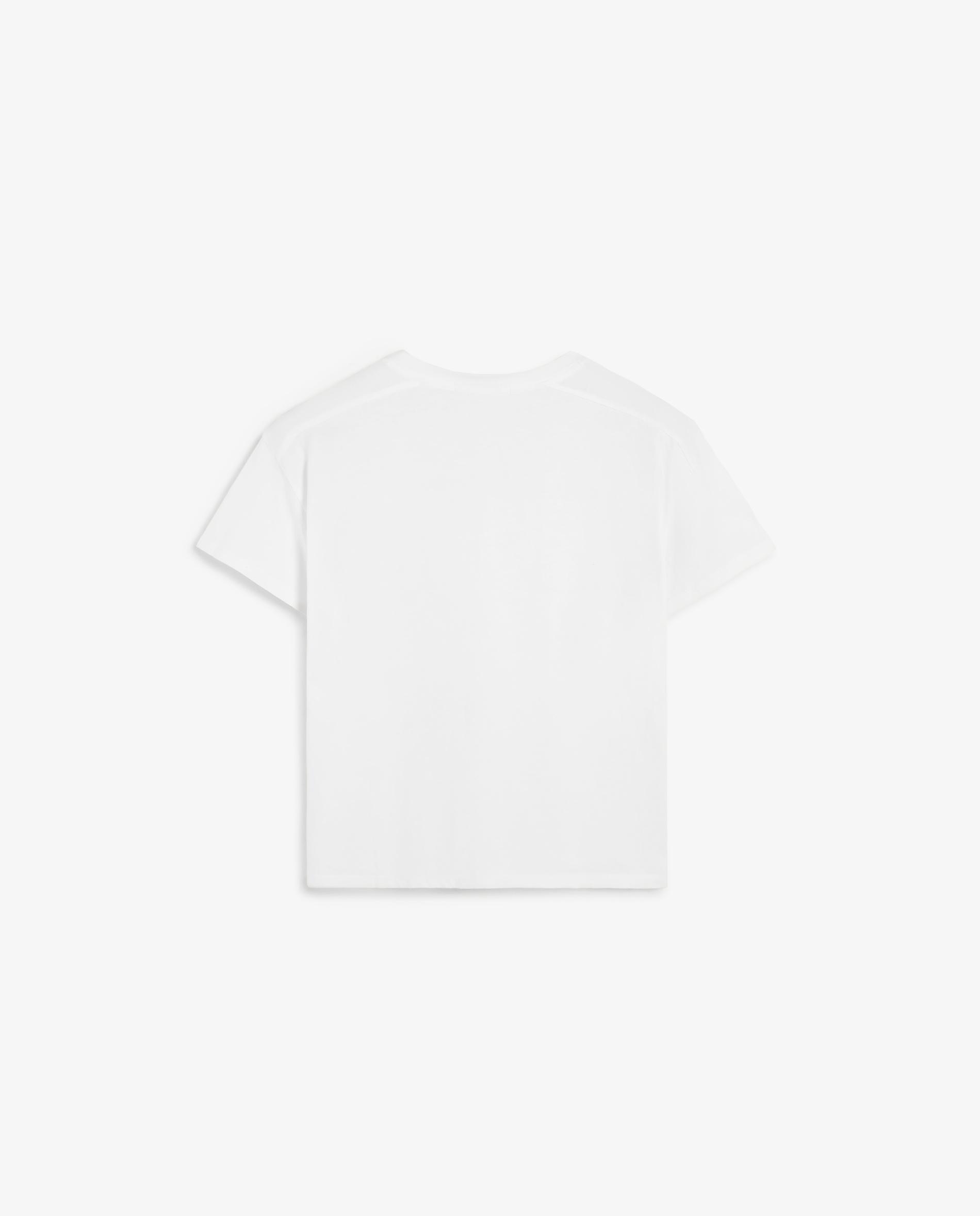 T-shirt de Algodão com Gola Redonda Cru-6