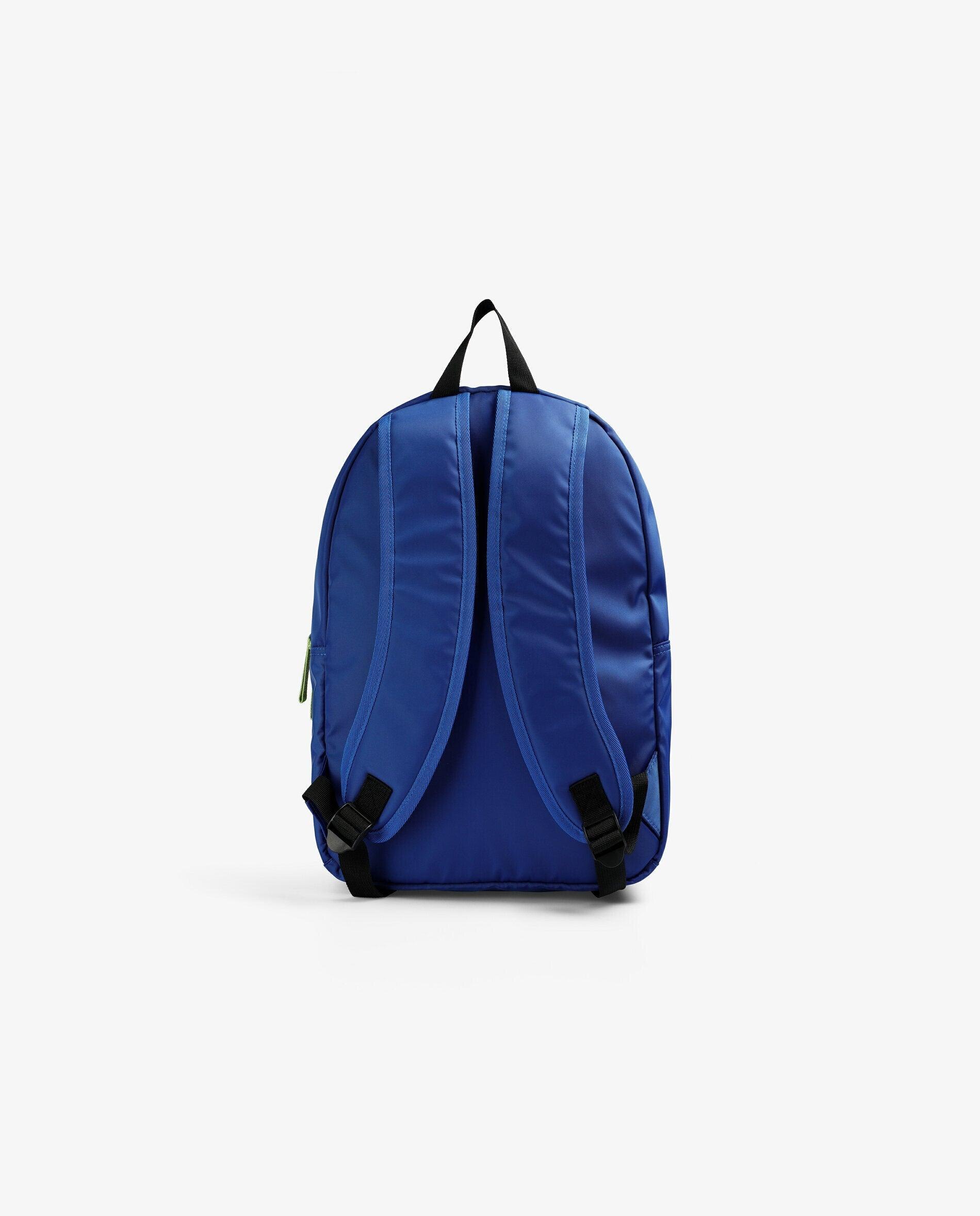 Mochila com Logo e Bolso Frontal Scalpers Azul-2