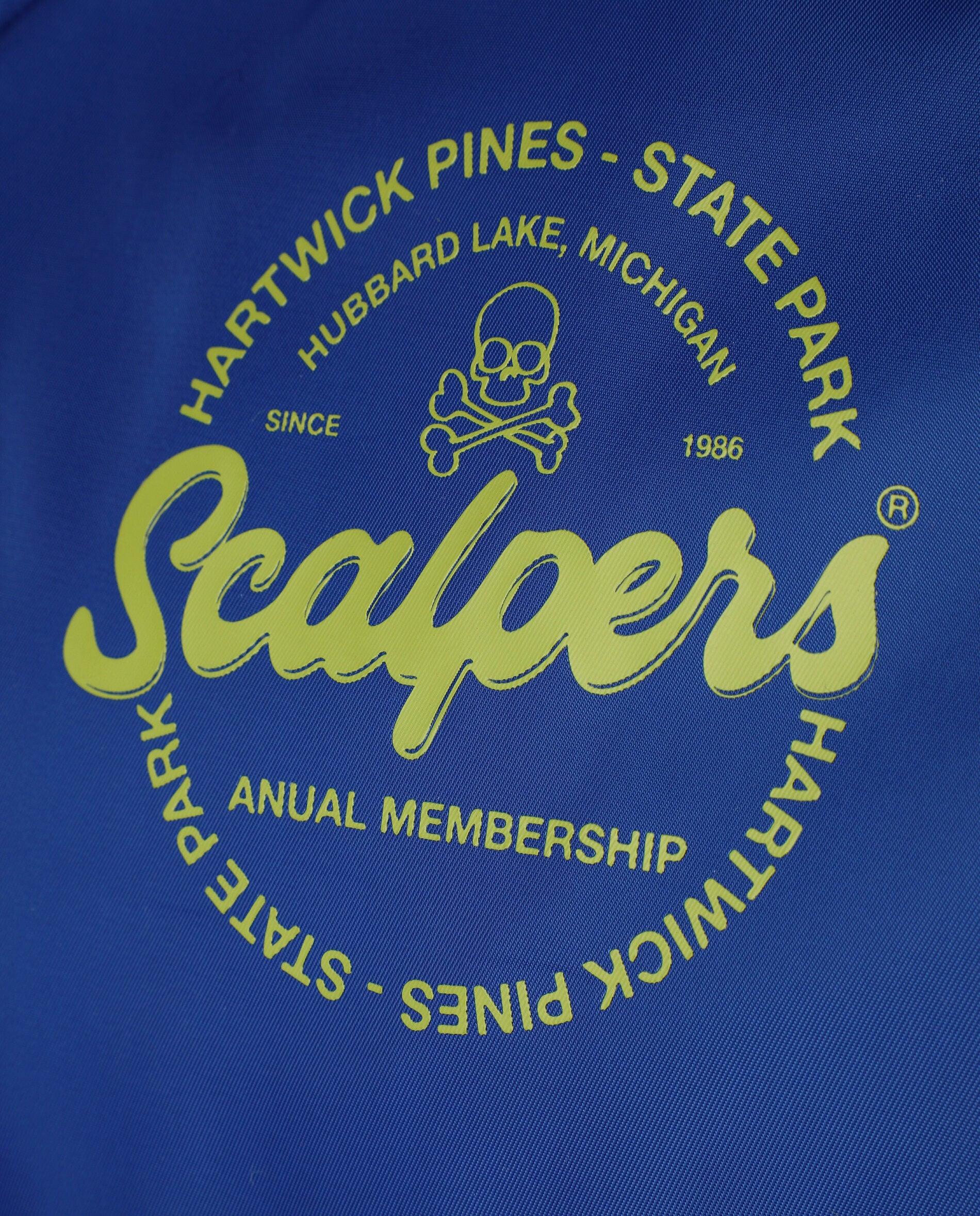 Mochila com Logo e Bolso Frontal Scalpers Azul-5