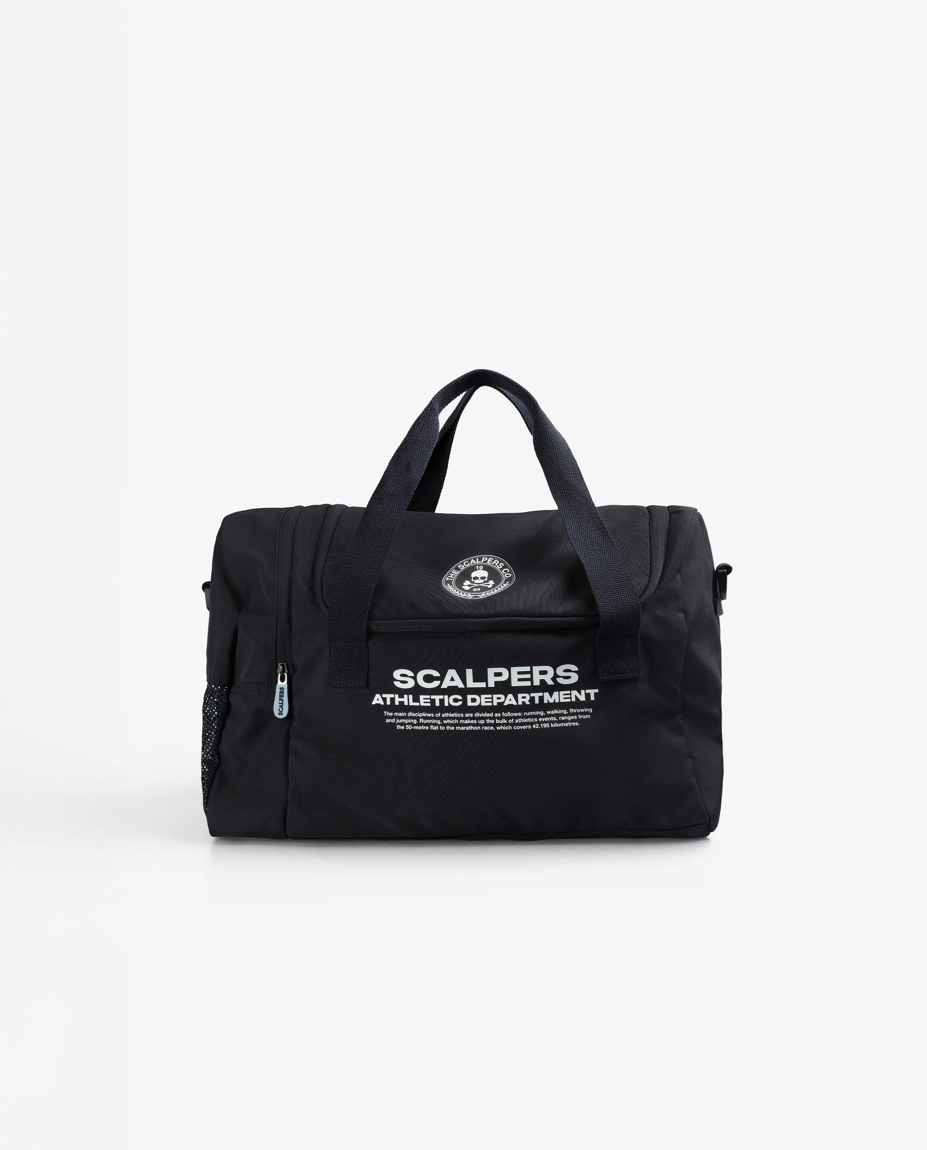 Bolsa Desportiva Infantil com Logo e Alça Dupla Scalpers Azul-marinho-1