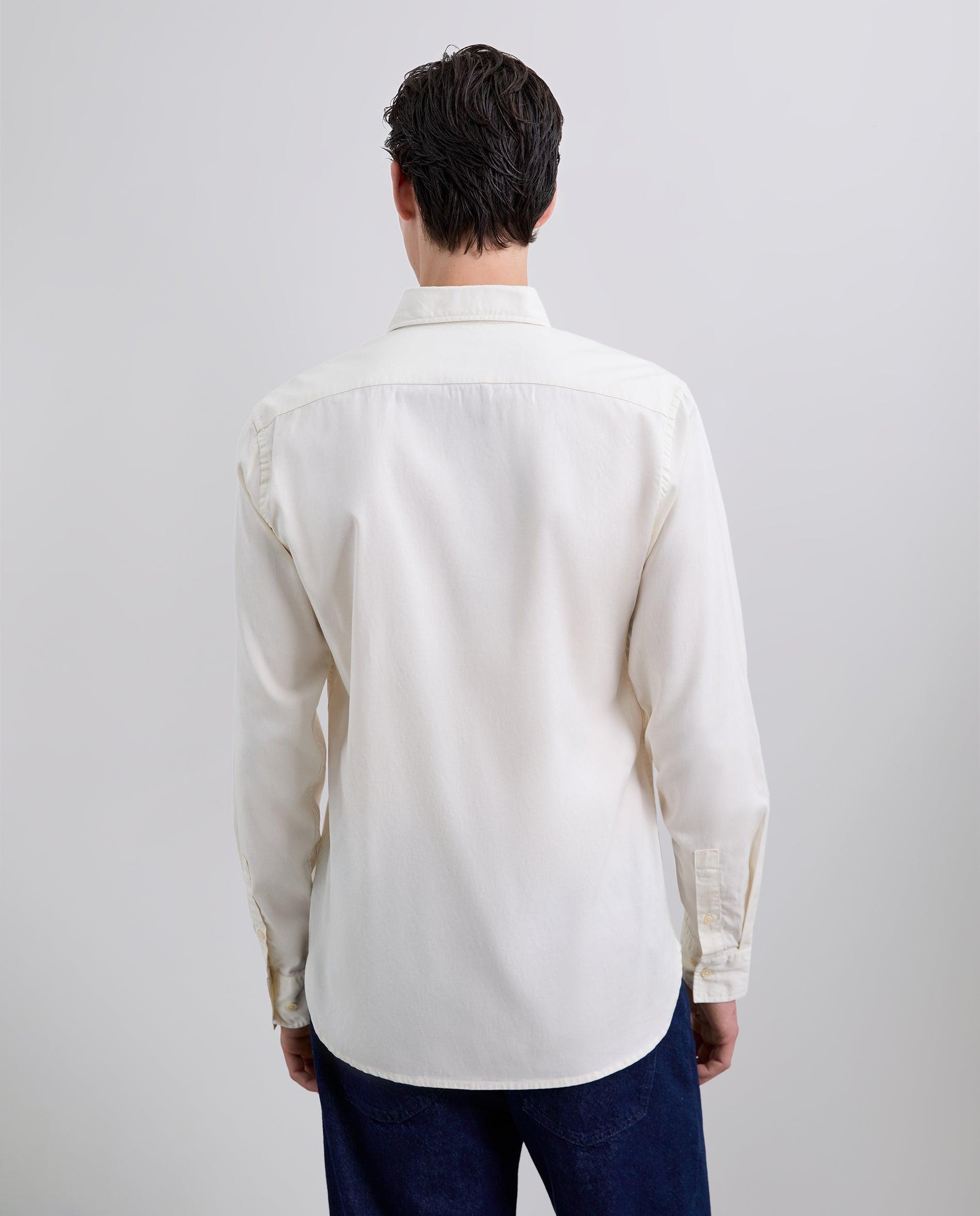 Camisa Regular Fit Lisa Creme-3