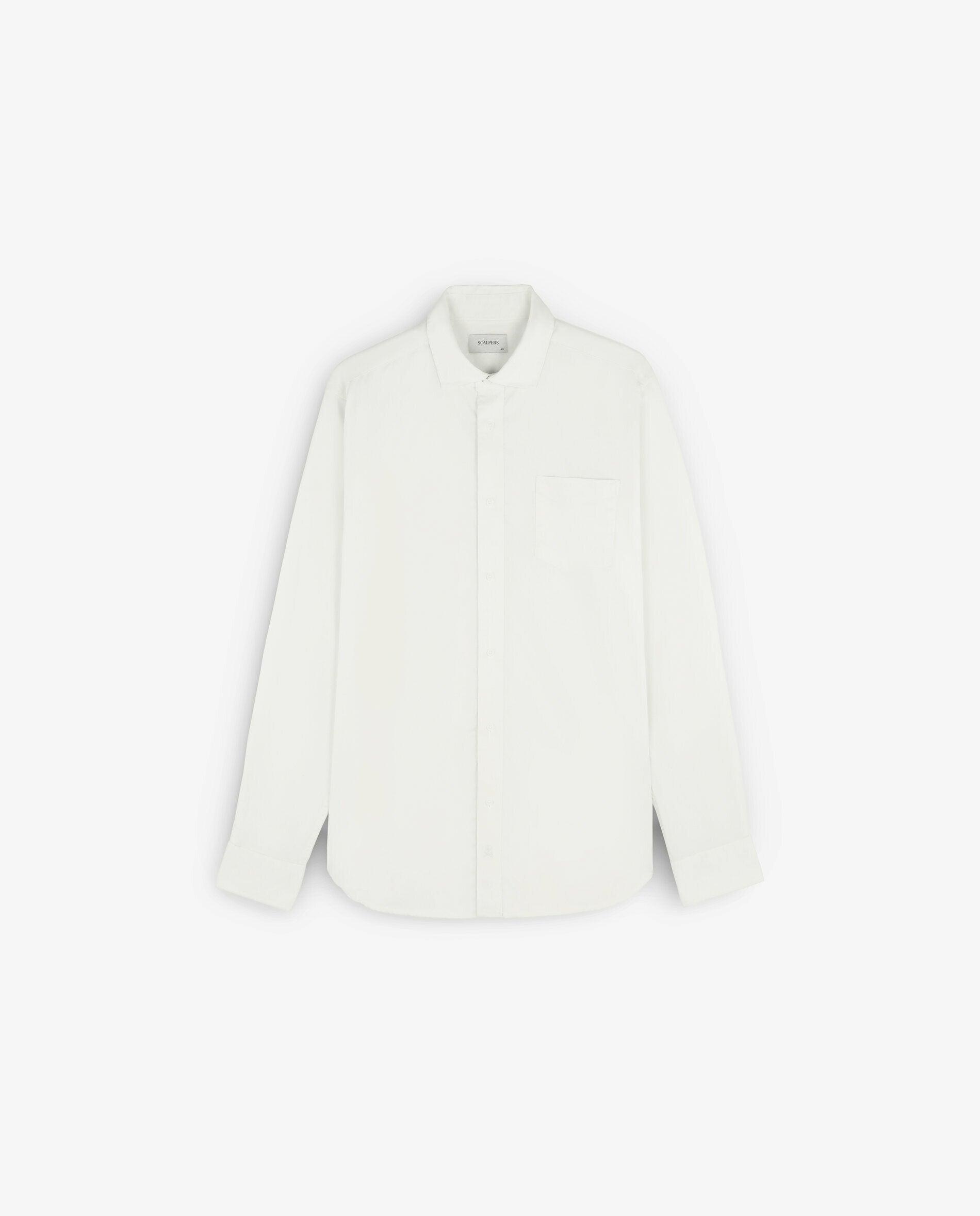 Camisa Regular Fit Lisa Creme-5