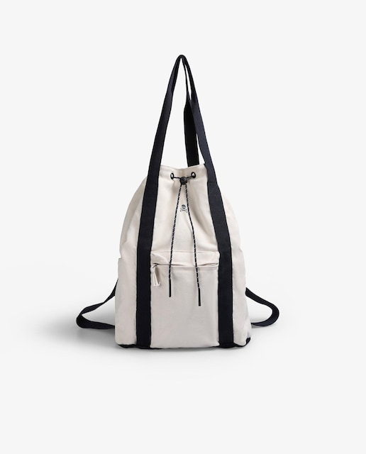 Imagem 0 de Mochila de Algodão com Fecho Ajustável
