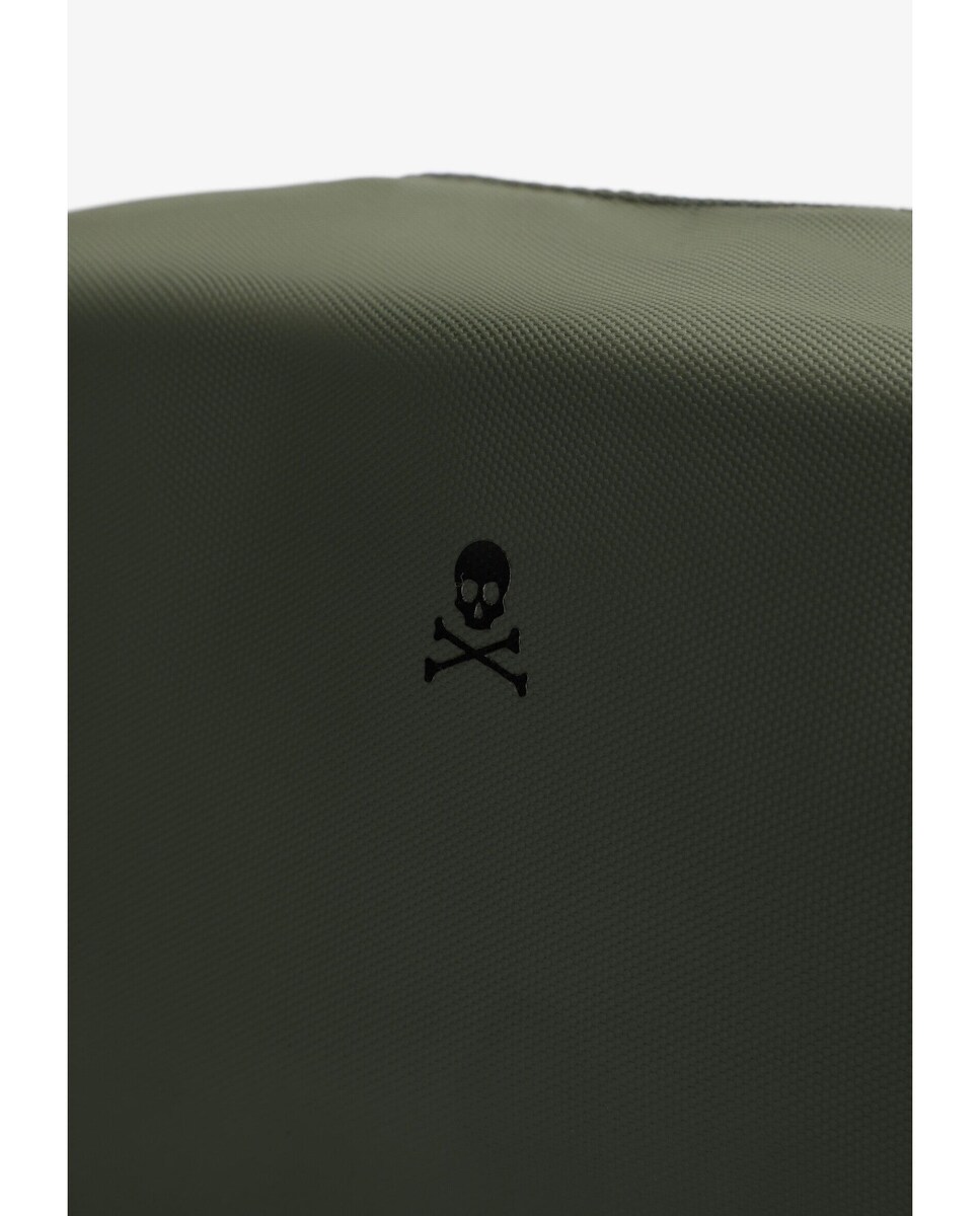 Necessaire Liso com Fecho Zip Caqui-4