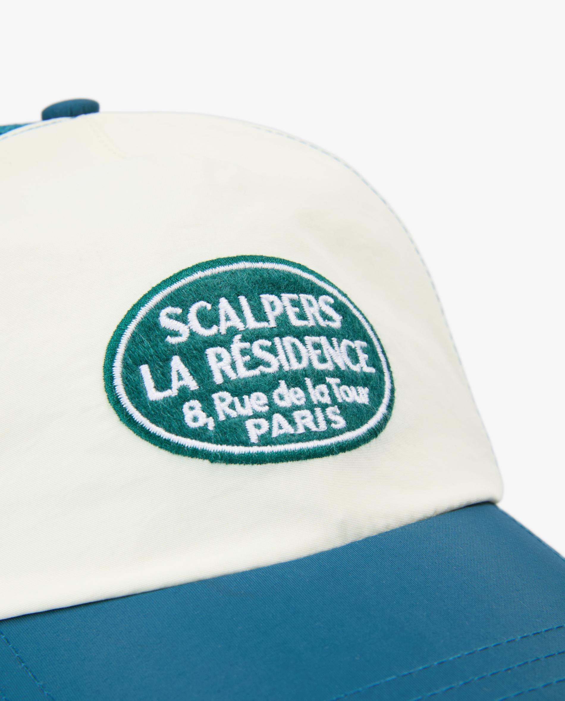 Boné Trucker Ajustável com Patch Frontal Azul-oceano-3
