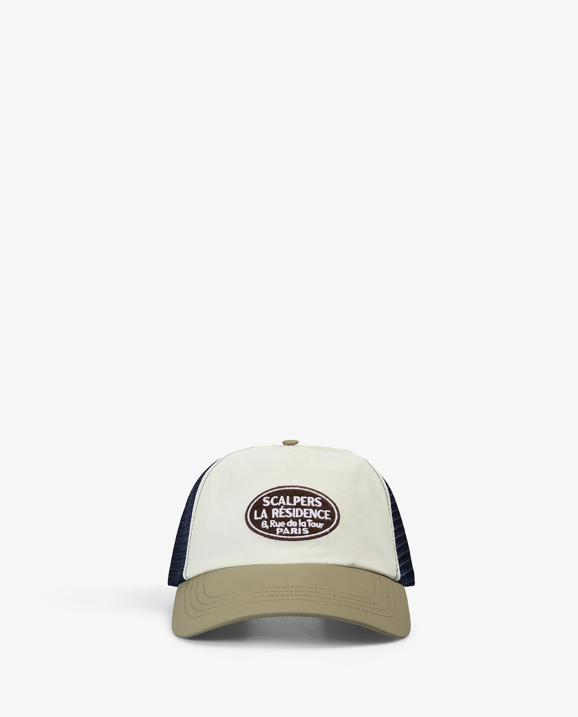 Boné Trucker Ajustável com Patch Frontal Caqui-2