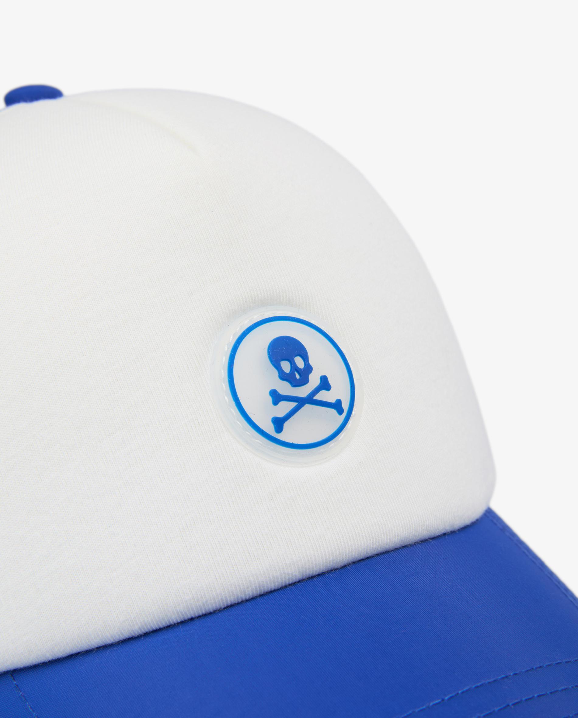Boné Trucker Ajustável com Patch Frontal Azul-3