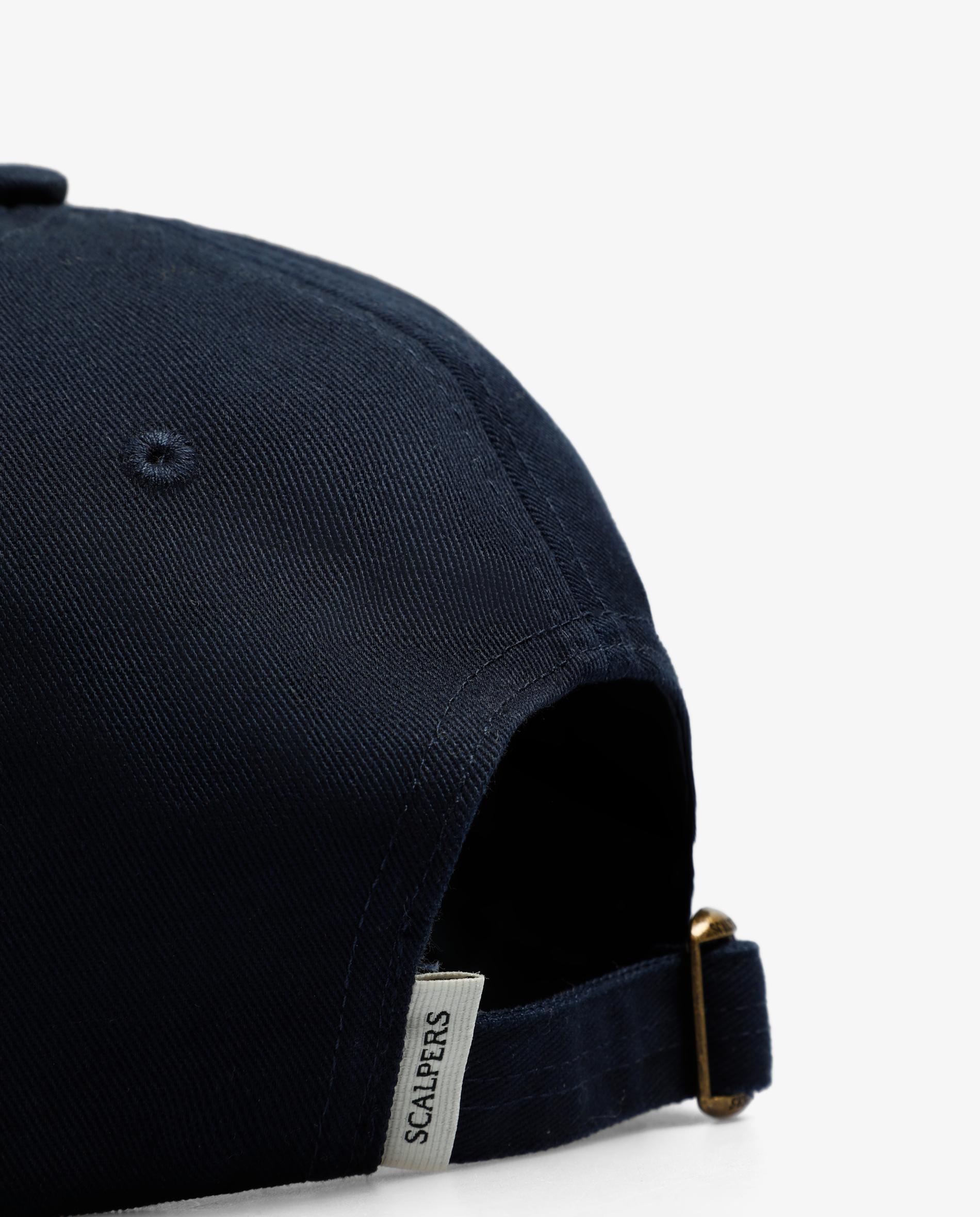 Boné de Baseball em Algodão com Logo Frontal Navy-4