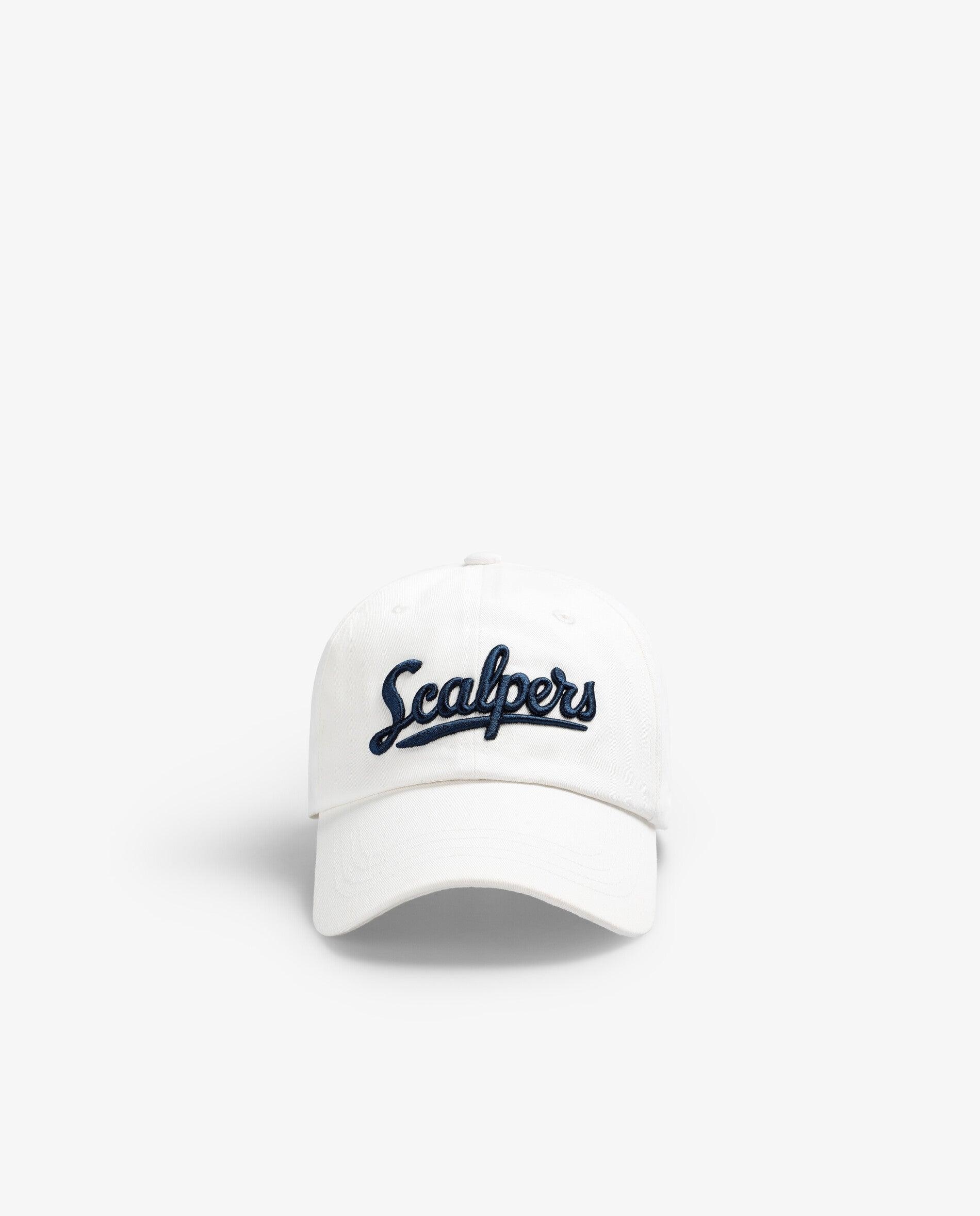 Boné de Baseball em Algodão com Logo Frontal Branco-2