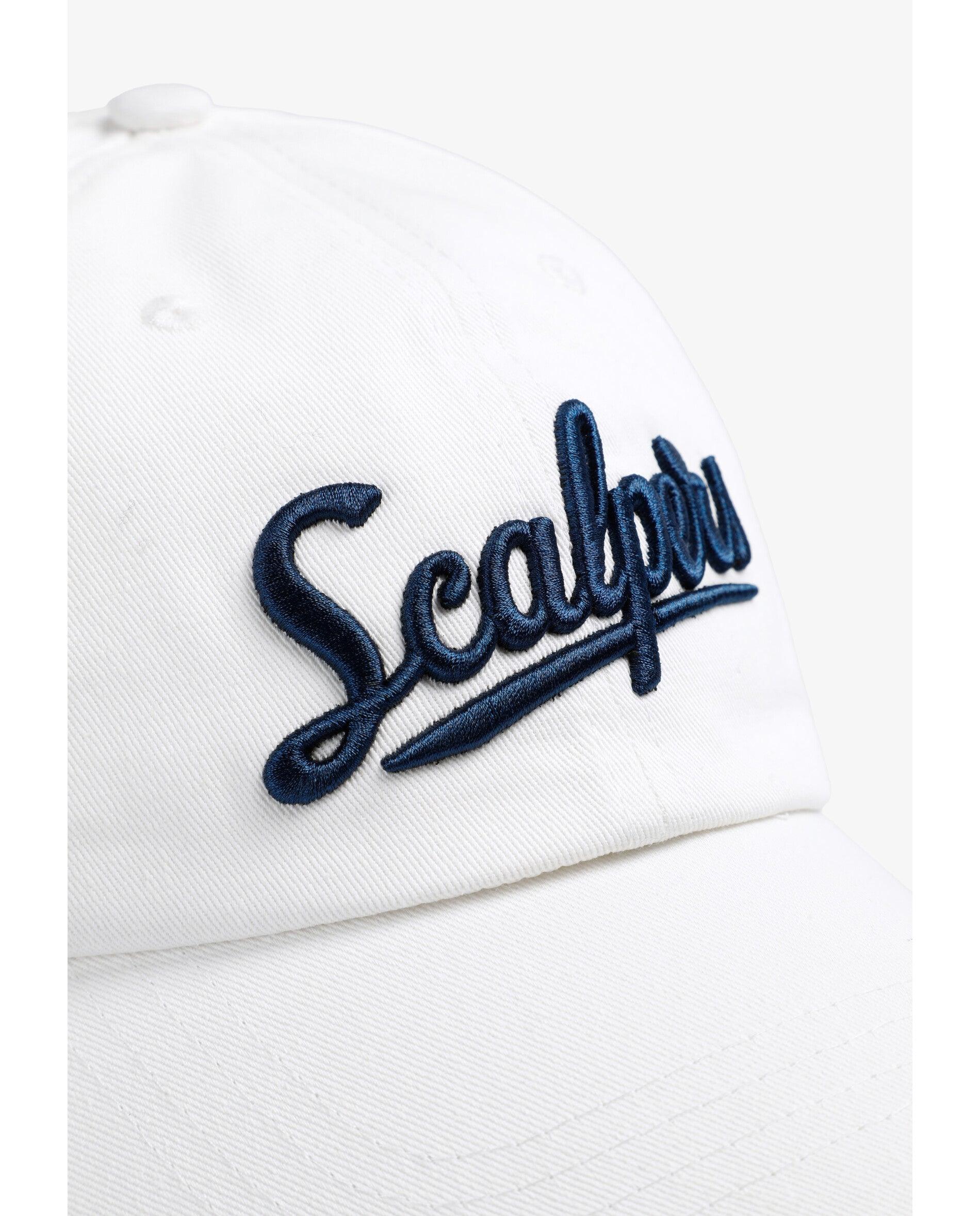 Boné de Baseball em Algodão com Logo Frontal Branco-3