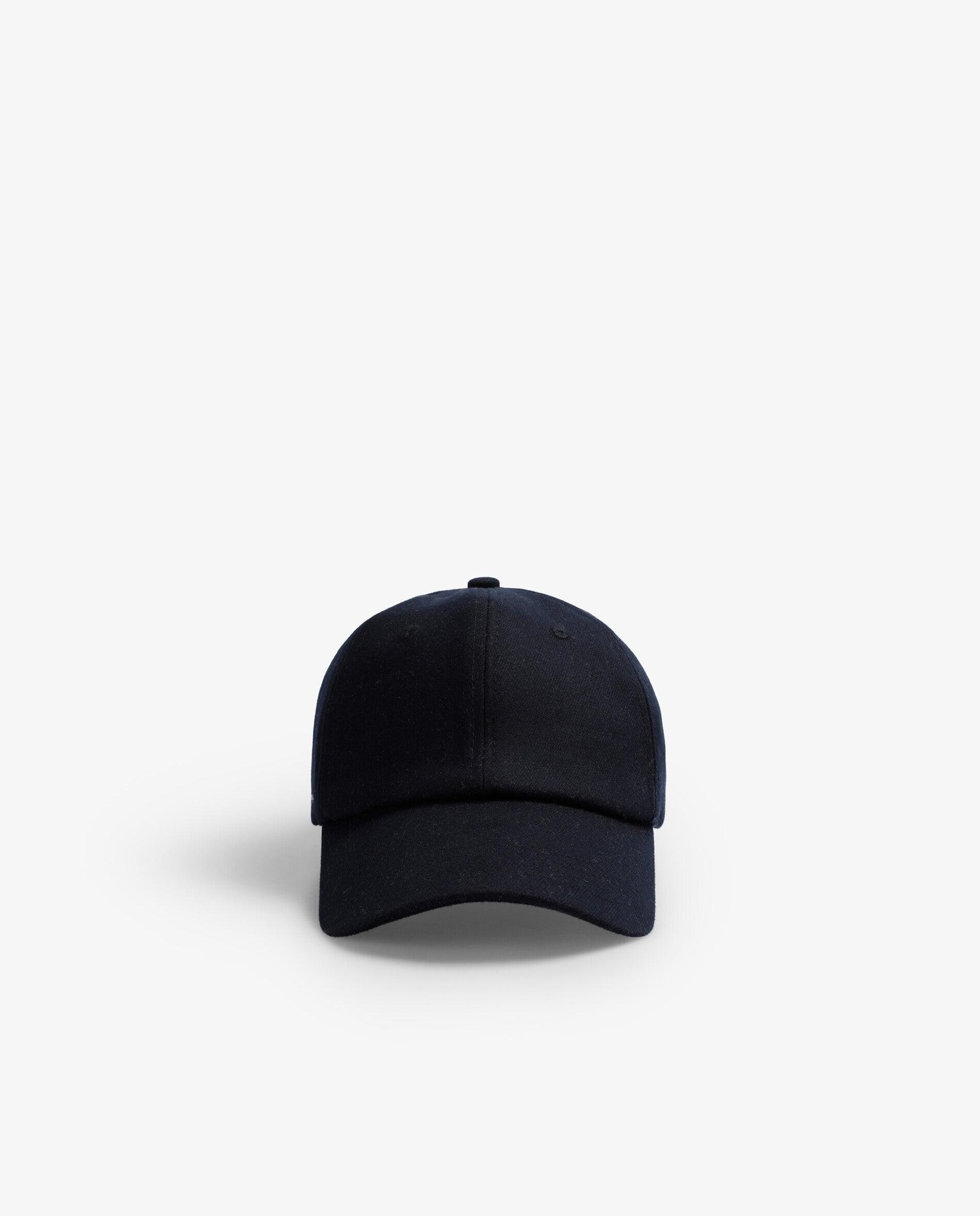 Boné Ajustável com Bordado Lateral Azul-marinho-2