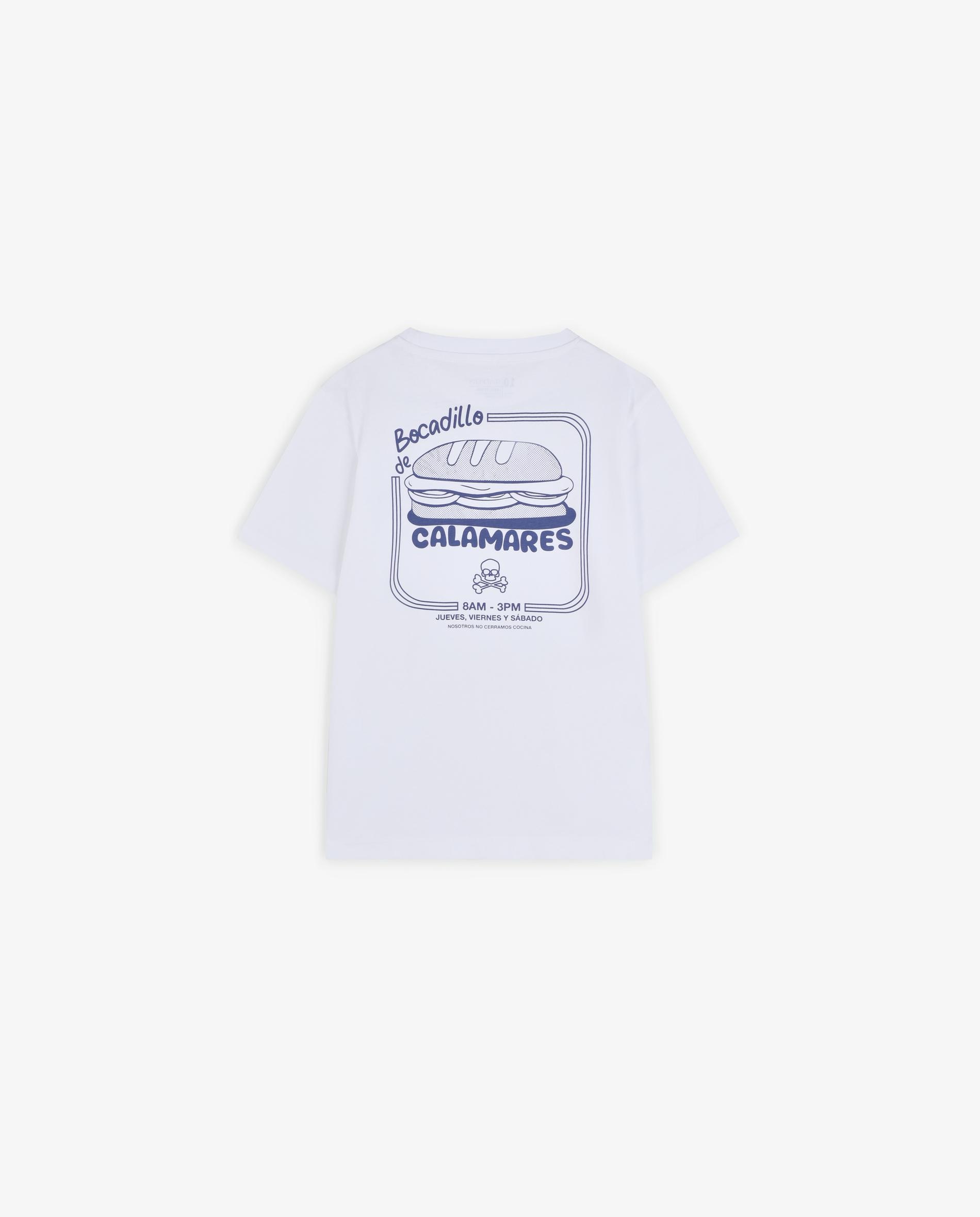 T-shirt Infantil de Manga Curta Regular Fit com Logo no Peito e Costas Scalpers Branco-6