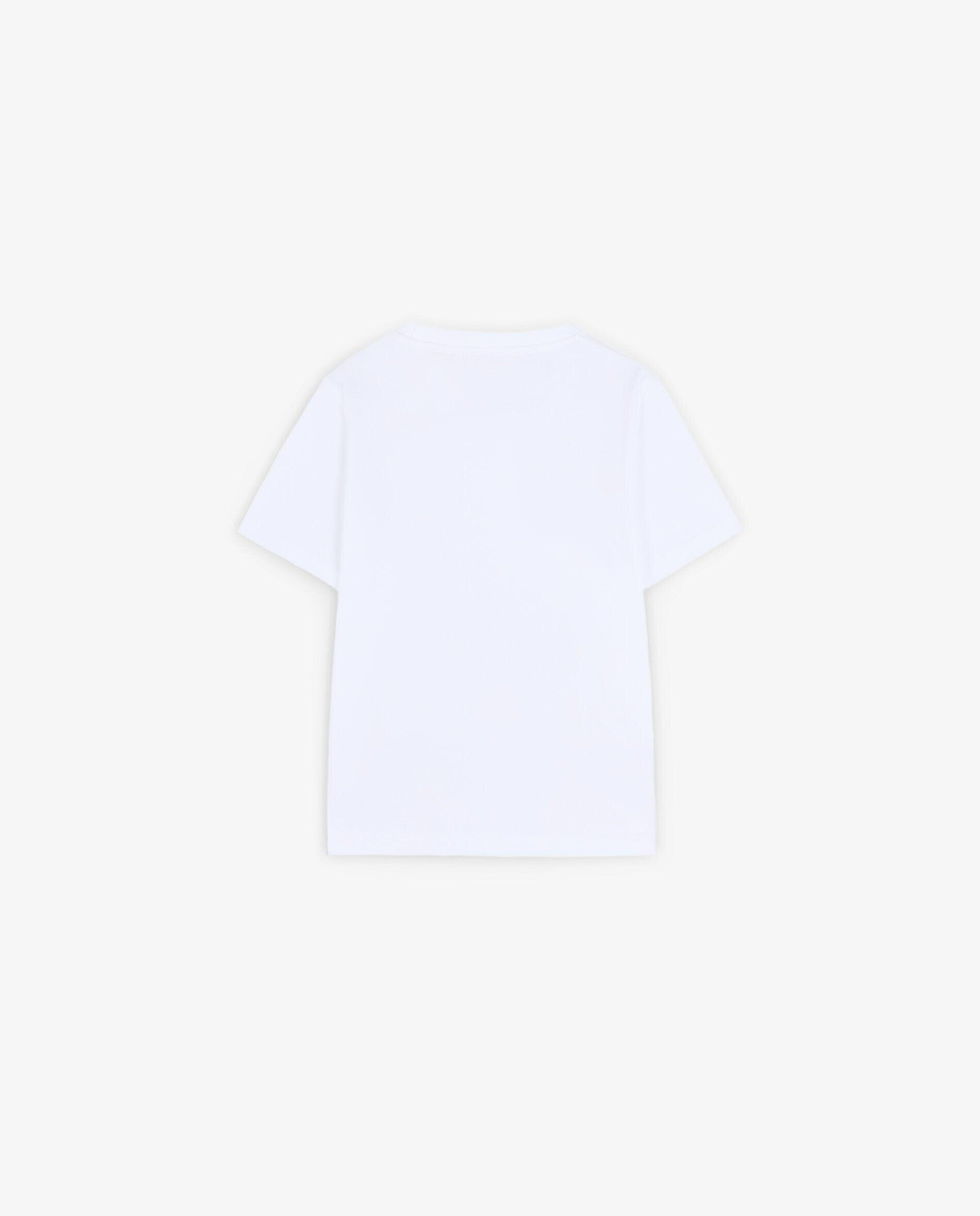 T-shirt Infantil de Manga Curta com Caveira Branco-6