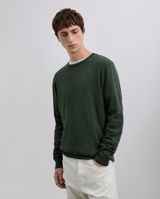 Imagem 0 de Camisola Lisa com Gola Redonda