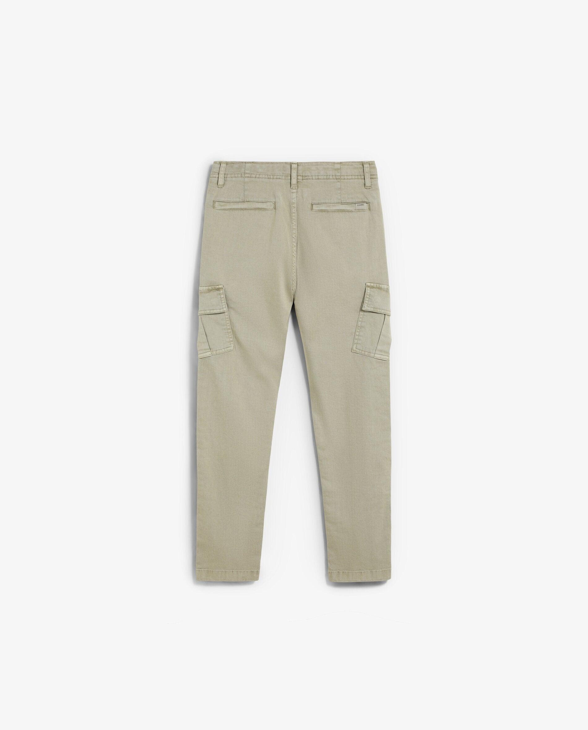 Calças Cargo Regular Fit com Bolsos Laterais Scalpers Natural-7