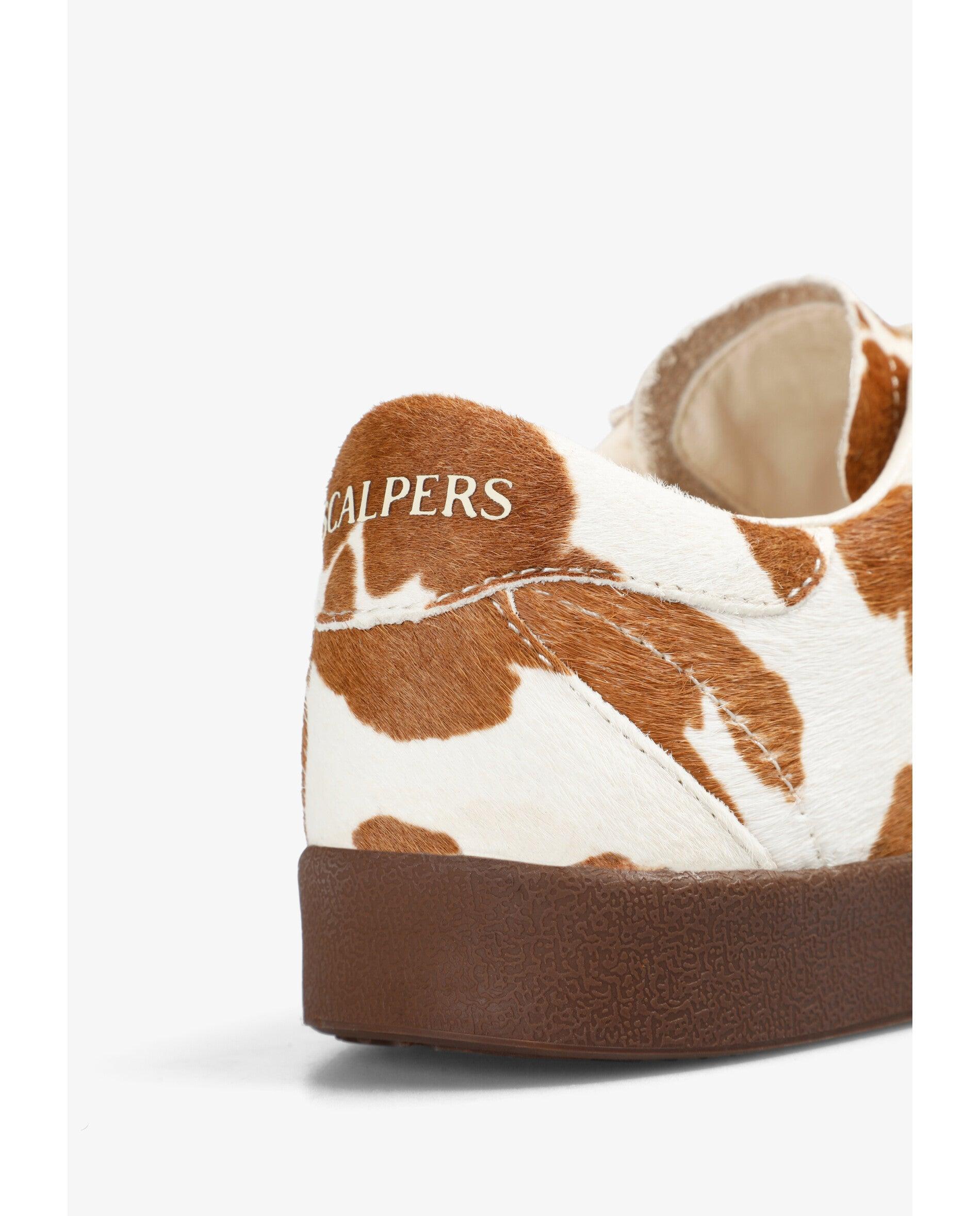 Sapatilhas Retro Tipo Sneakers Estampadas Branco / Castanho-6