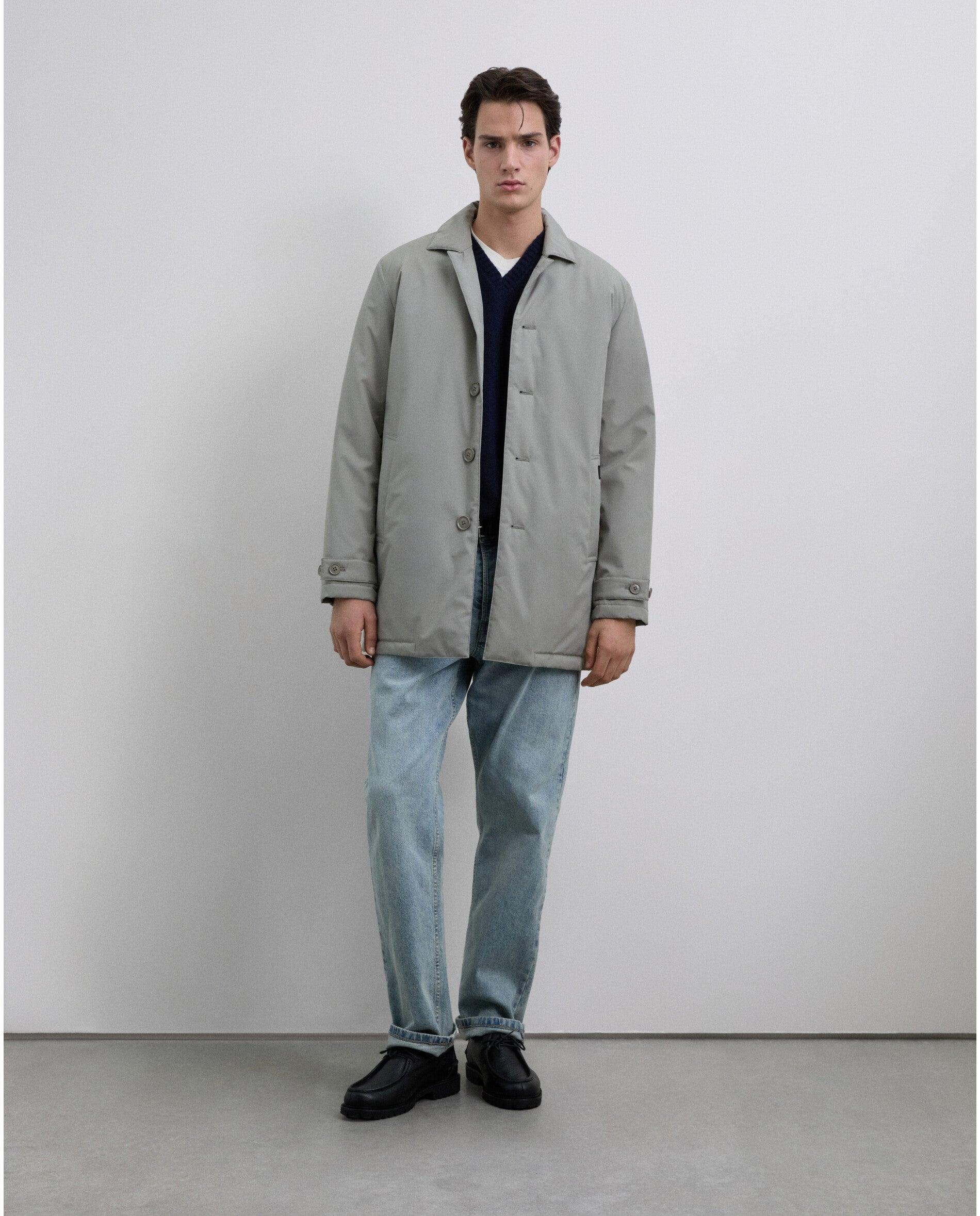 Imagem 0 de Sobretudo Acolchoado com Fecho de Botões