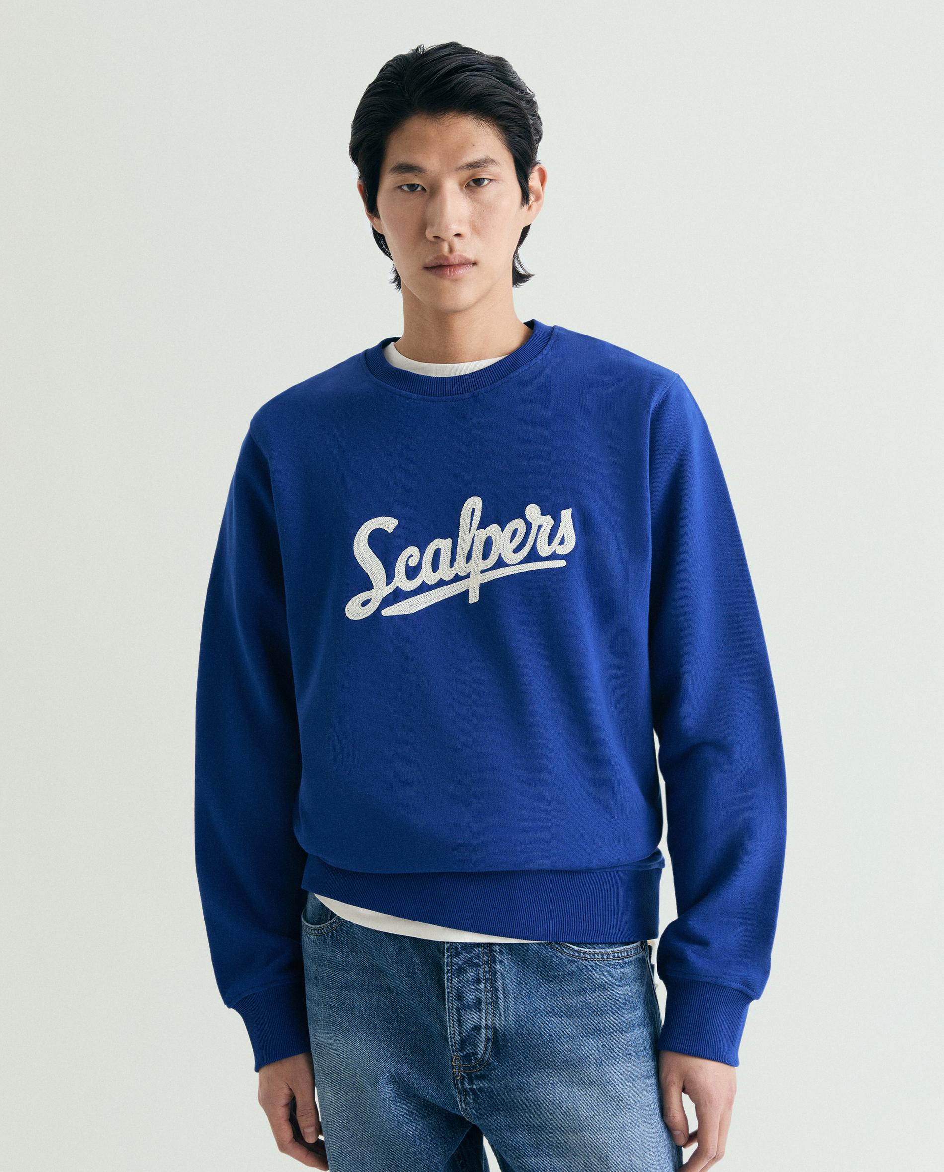 Imagem 0 de Sweatshirt com Gola Redonda e Logo Frontal