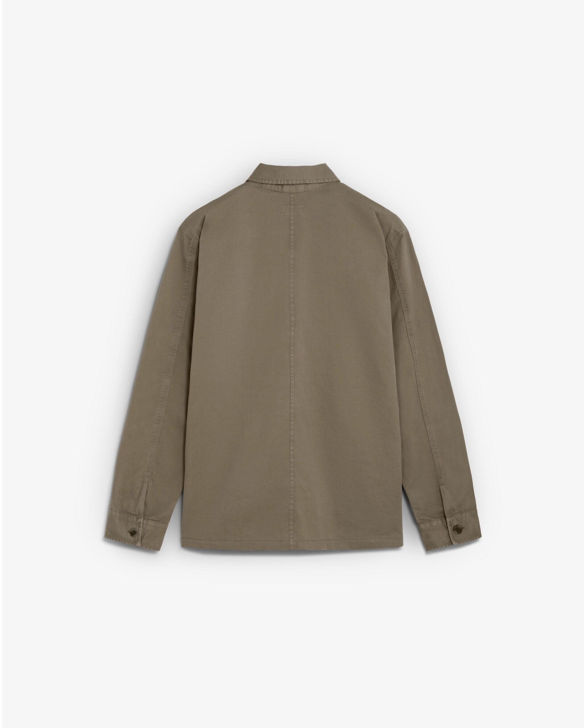 Sobrecamisa Multibolsos com Fecho de Botões Caqui-4
