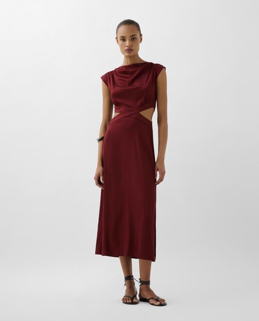 Imagem 0 de Vestido Midi com Aberturas