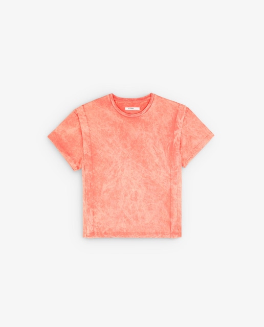Imagem 0 de T-shirt de Algodão com Pregas Laterais