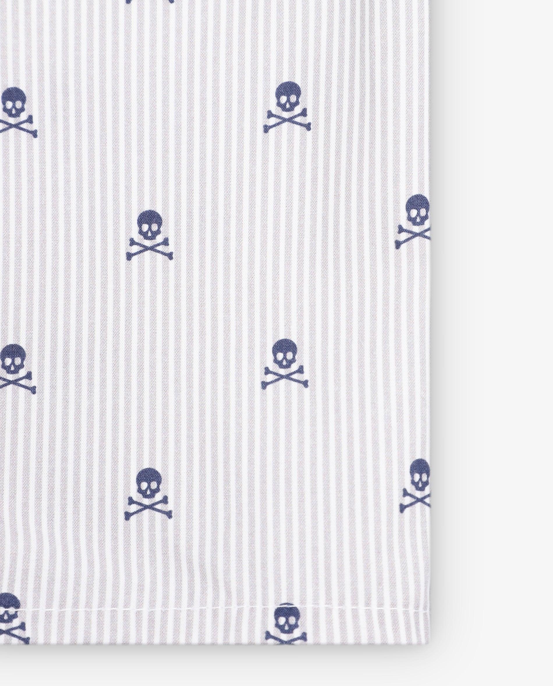 Boxers de Tecido Estampados com Cintura Elástica Bege-4
