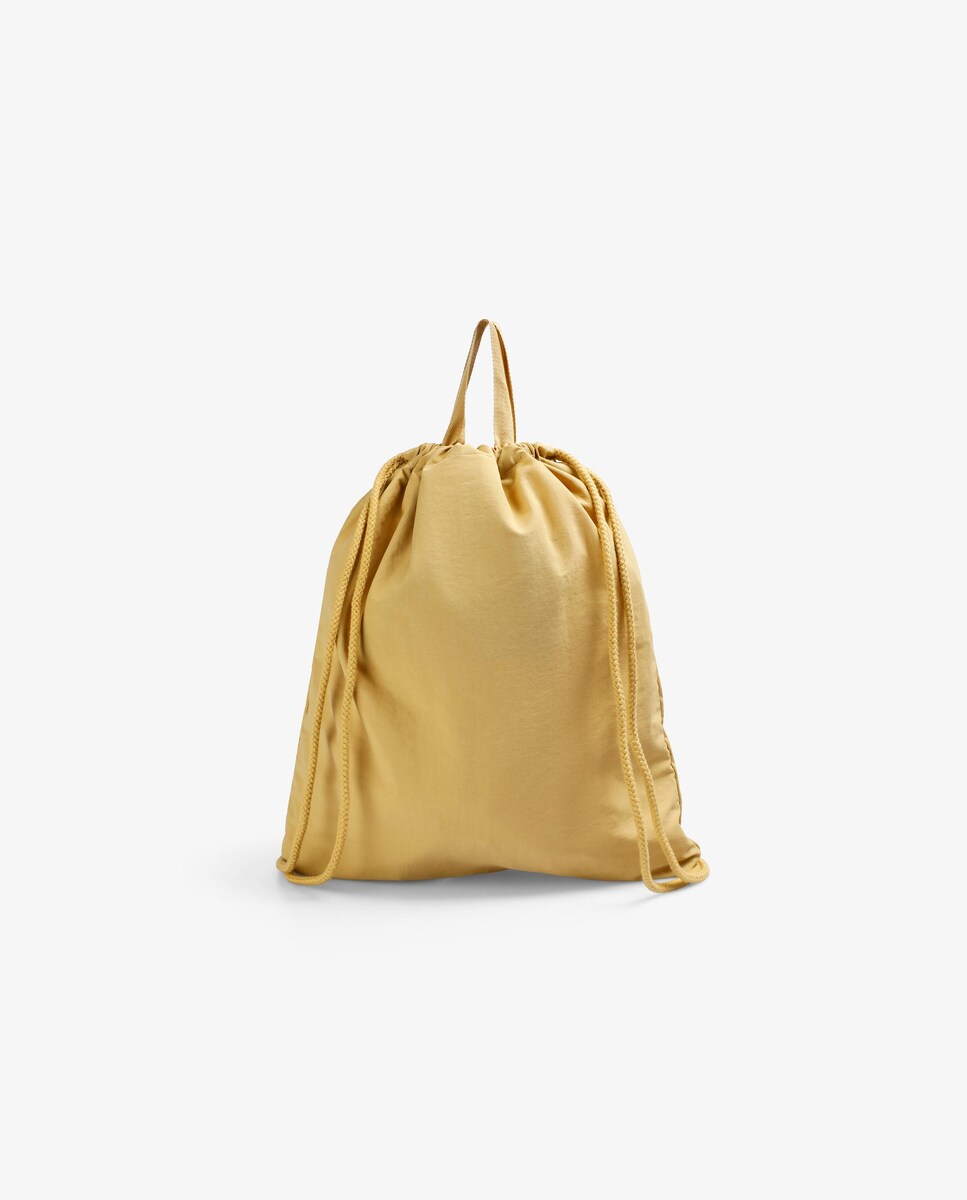 Mala Infantil de Alça de Mão e Desenho Frontal Mostarda-2