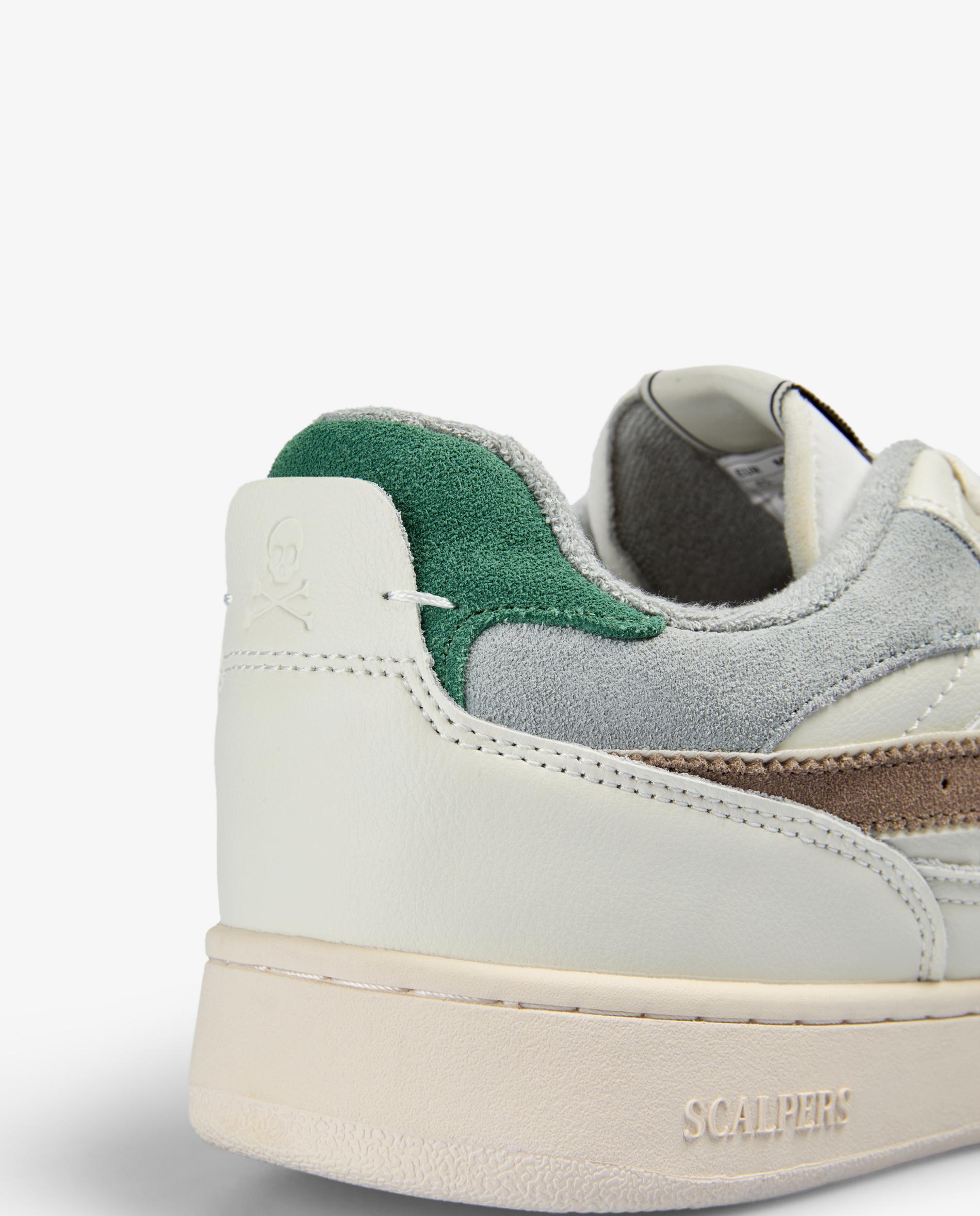 Sapatilhas Retro Combinadas com Atacadores Branco / Verde-7