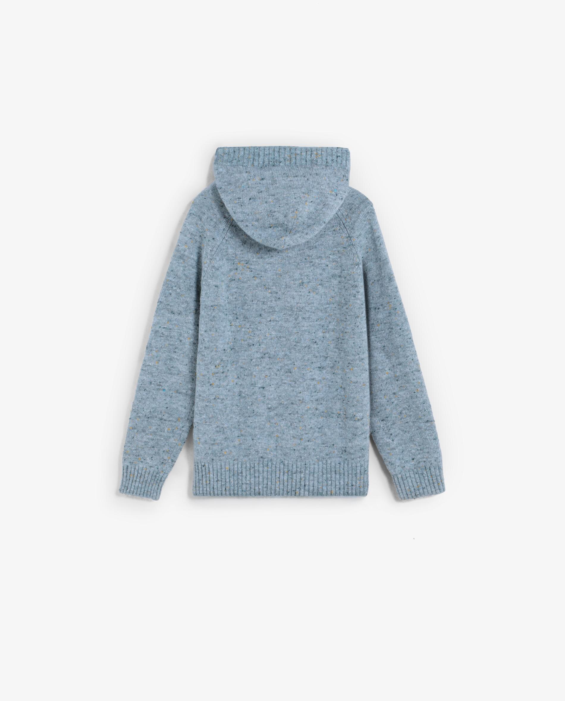 Camisola Infantil de Lã Tweed com Capuz Scalpers Caribe-5