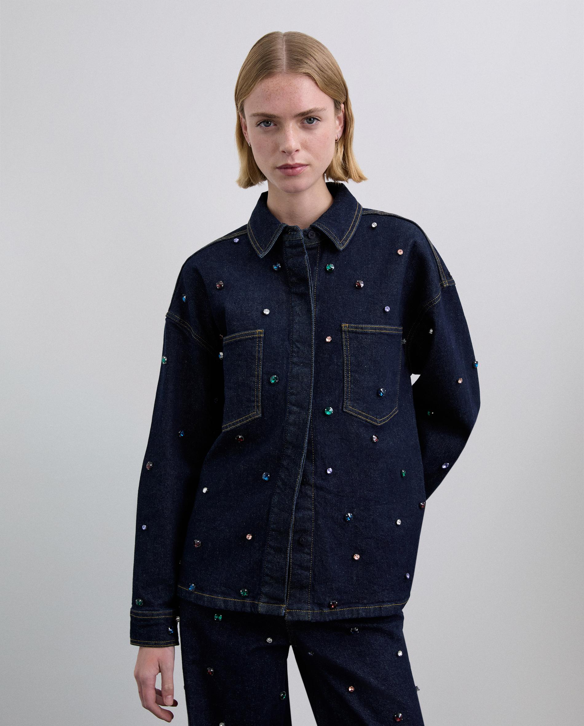 Imagem 0 de Sobrecamisa com Bordado Multicolor